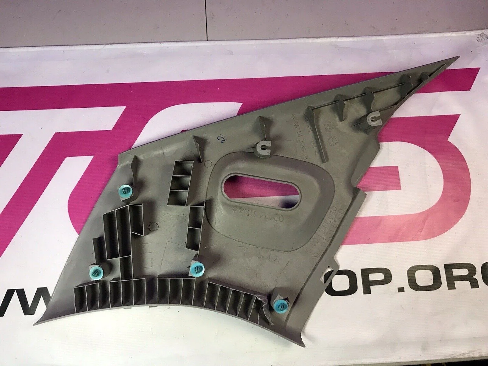 2002-2007 Subaru Impreza WRX STi C Pillar Trim Panel Cover LH C2 - Image 4