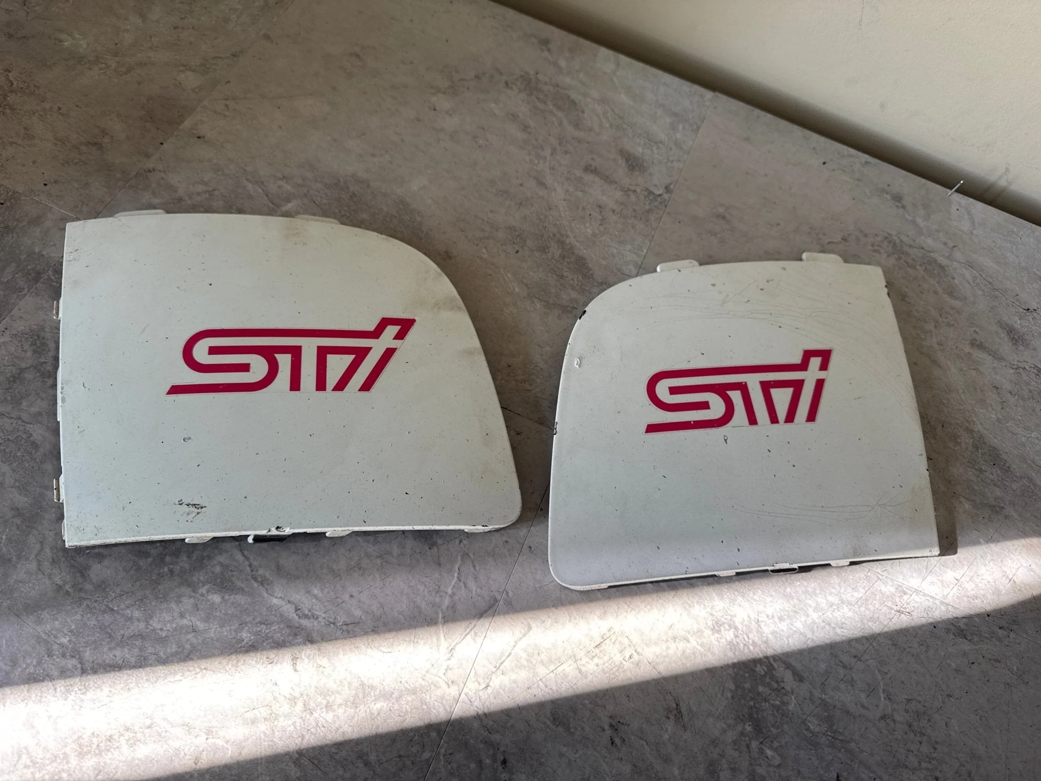2006-2007 Subaru Impreza WRX STi OEM Fog Light Bumper Covers E2