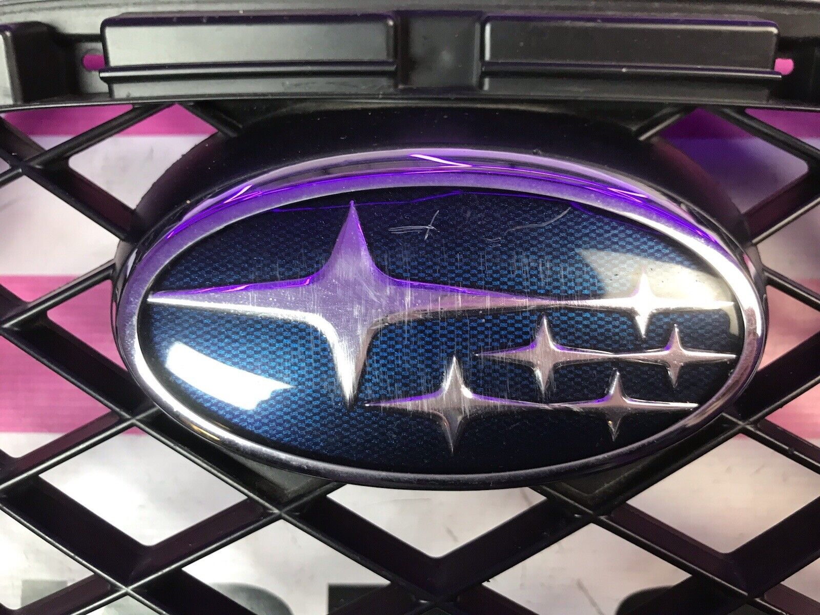 2006-2007 Subaru Impreza WRX STi OEM Center Grille Piece W/emblem - Image 2