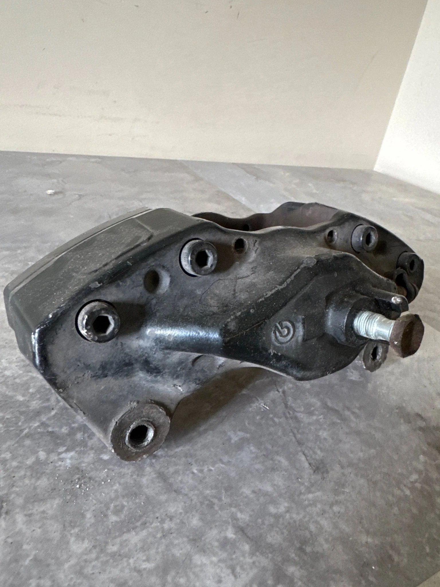 2008-2017 Subaru WRX STi Driver OEM REAR Brembo Brake Caliper Black Single E2 - Image 5