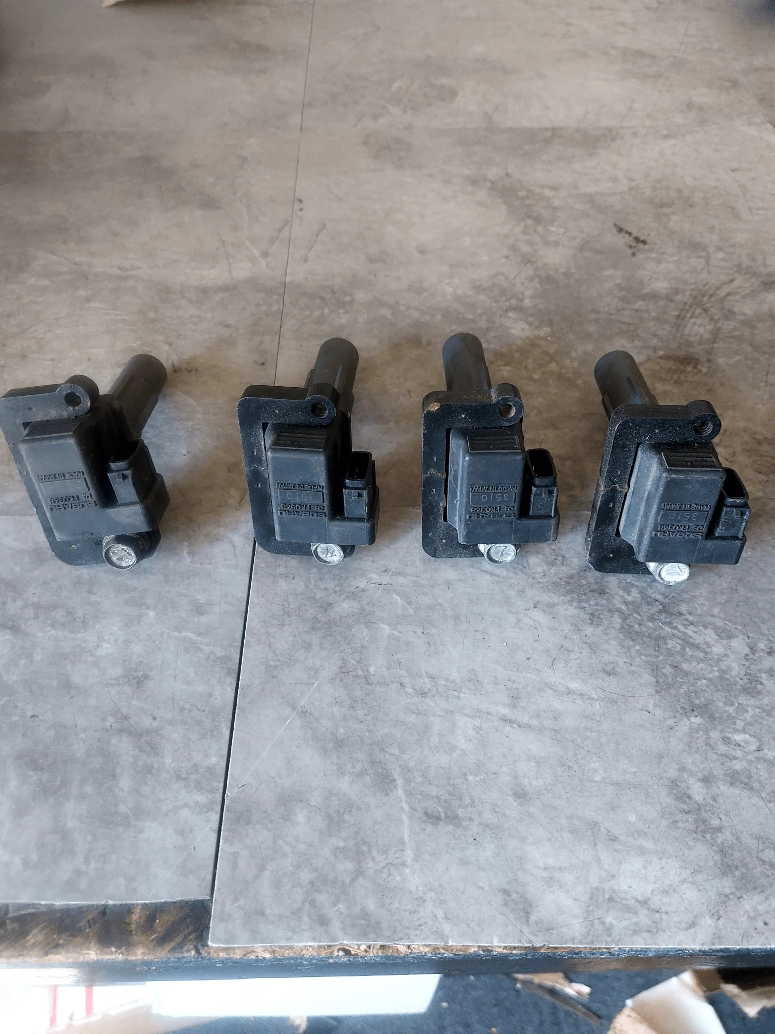 08-21 Subaru WRX STi OEM Engine Ignition Coil Set x4 h2 - Image 4