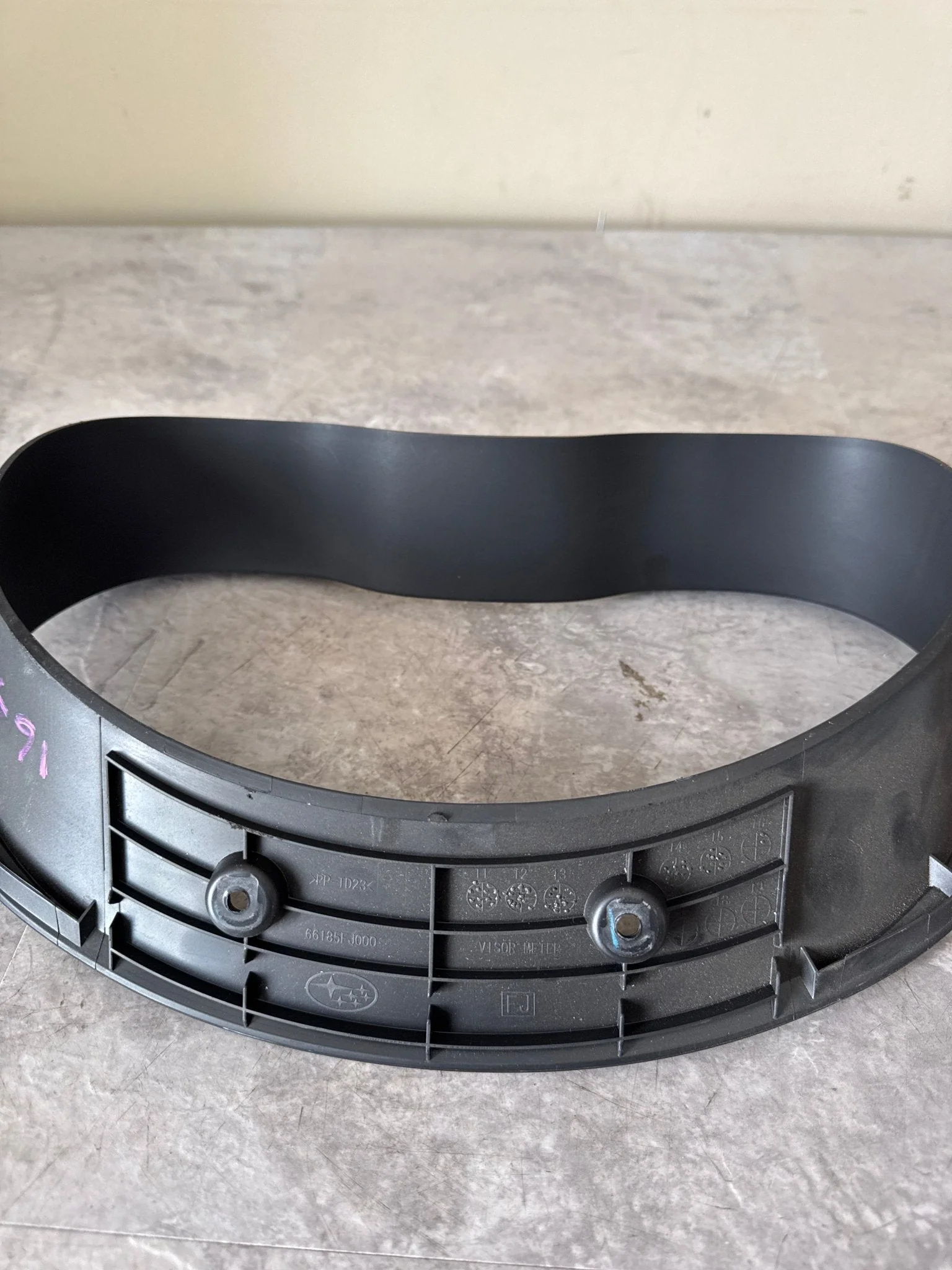 2015-2021 Subaru WRX STi Instrument OEM Cluster Speedometer Gauge Bezel Cover Trim M3 - Image 4