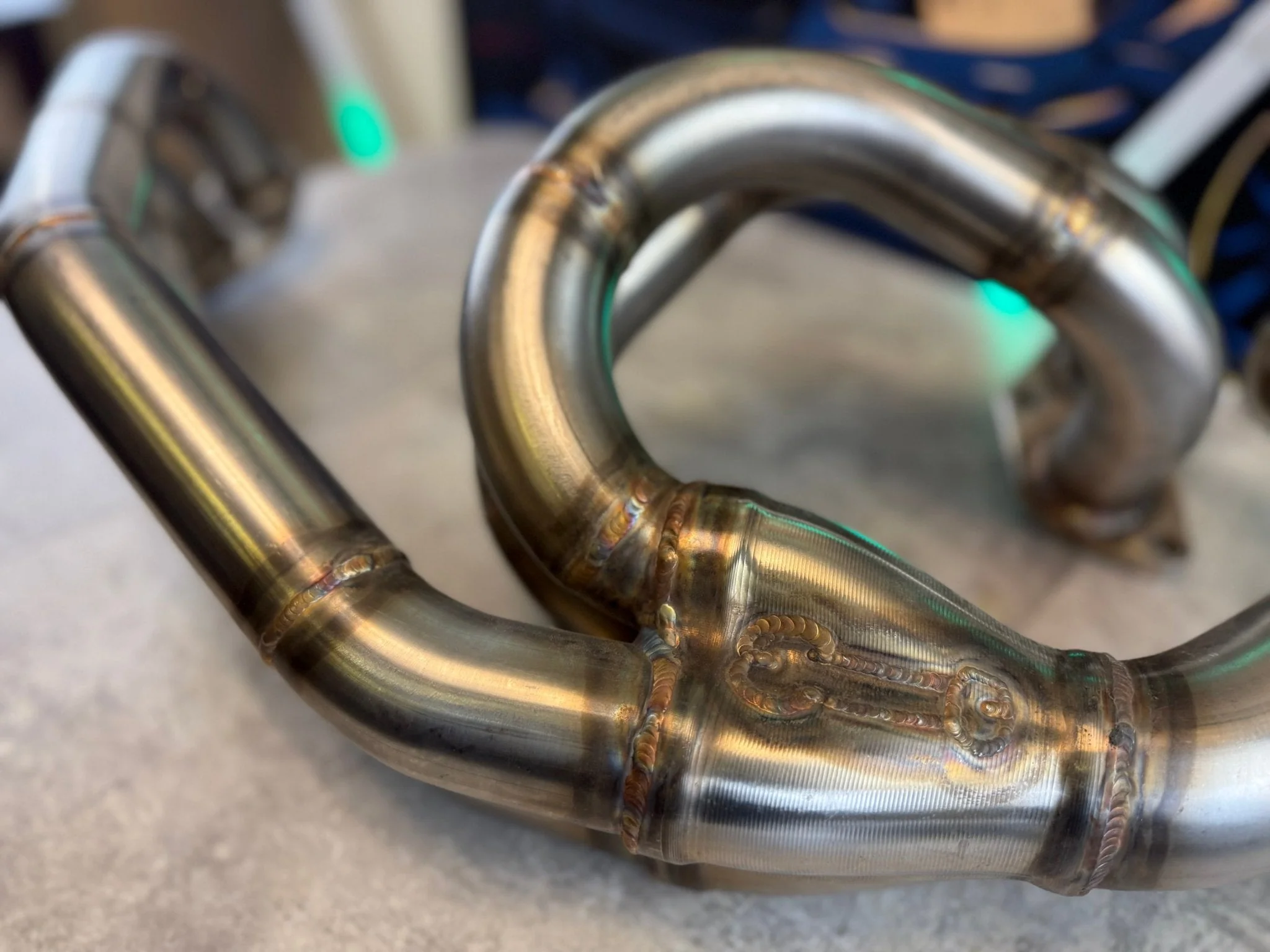 16 W Fabworks Custom SS ELH Subaru STi WRX Manifold V Band Billet Collectors EJ257 - Image 3