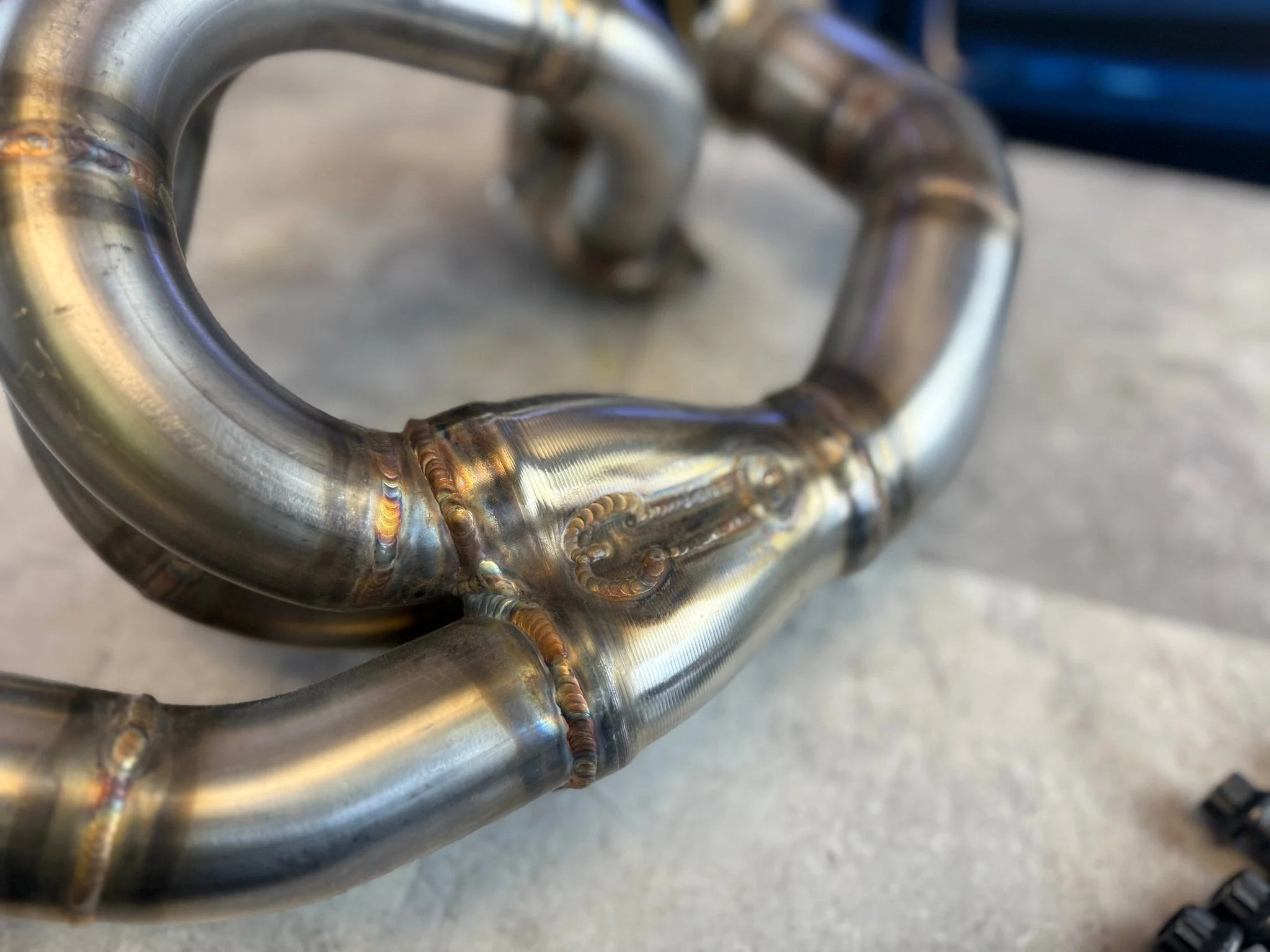 16 W Fabworks Custom SS ELH Subaru STi WRX Manifold V Band Billet Collectors EJ257 - Image 4