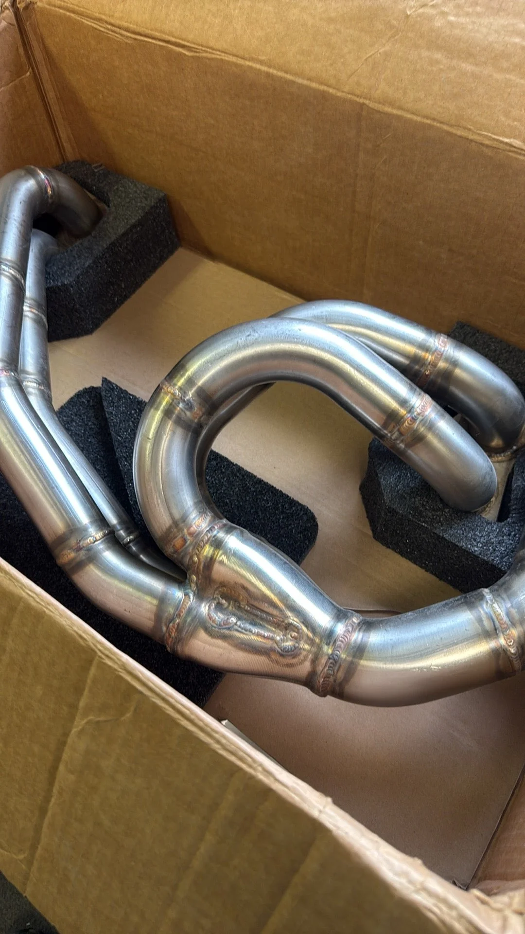 16 W Fabworks Custom SS ELH Subaru STi WRX Manifold V Band Billet Collectors EJ257 - Image 5