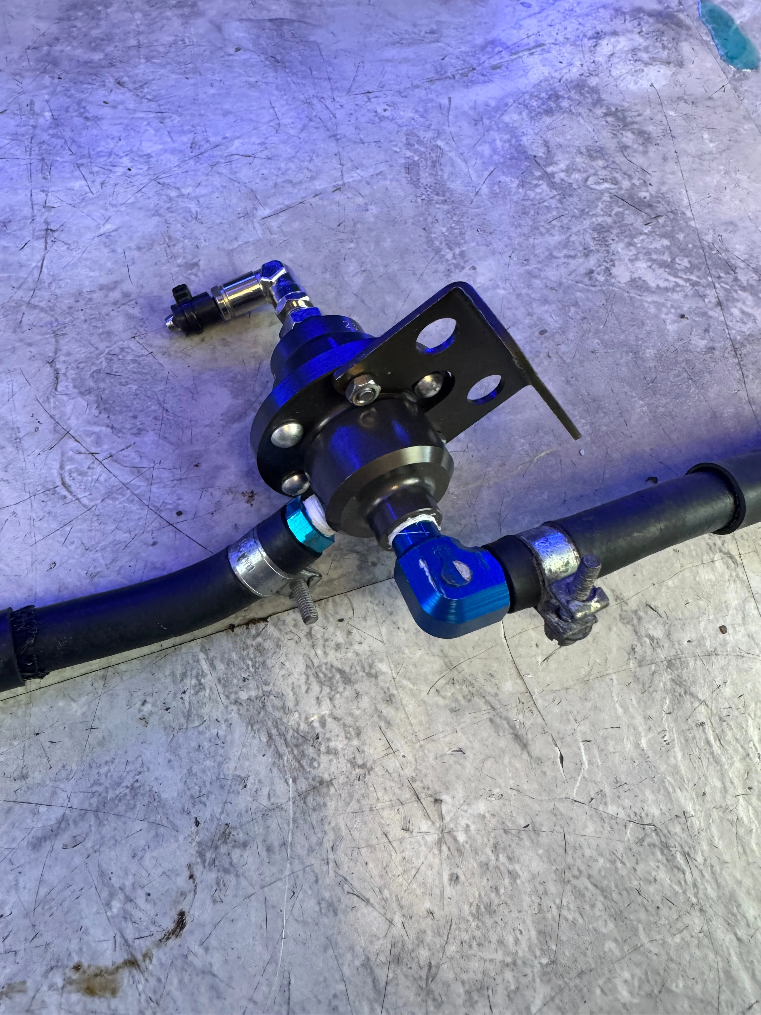 1990-2025 Subaru WRX STi Tomei Type-S Adjustable Fuel Pressure Regulator With Quick Disconnect Hoses P2 - Image 3