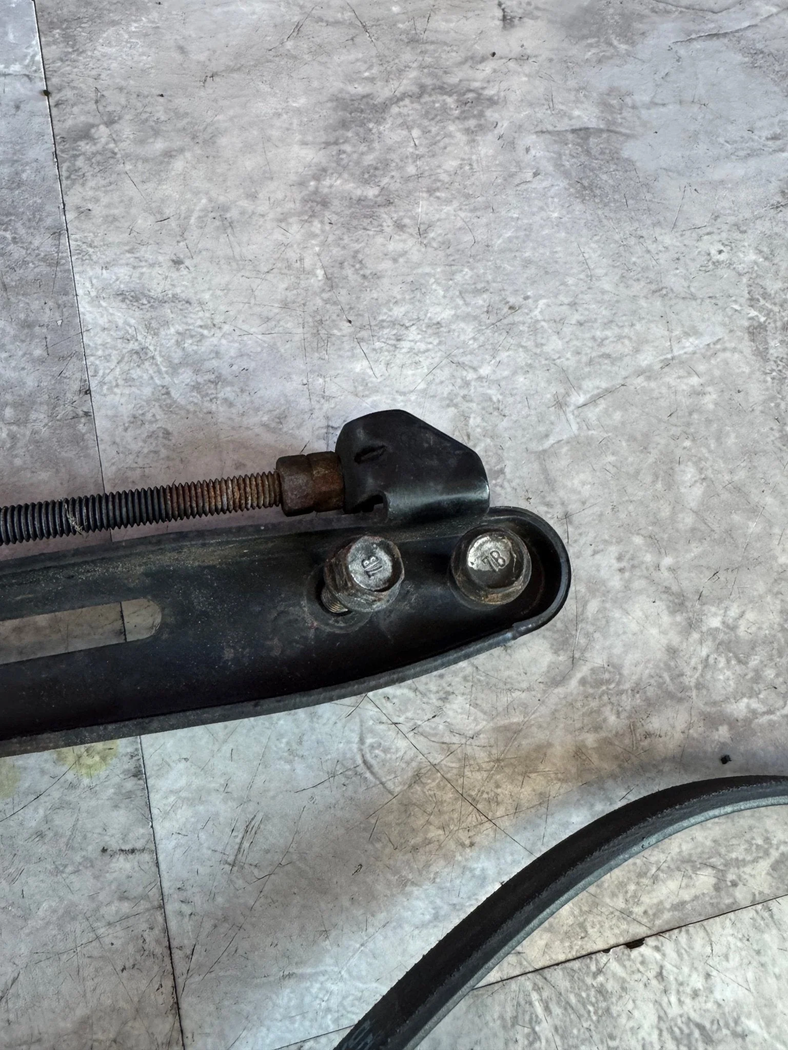 1995-2009 Subaru Impreza WRX STi Forester Alternator Tensioner Pulley Bracket With Belts J3 - Image 2