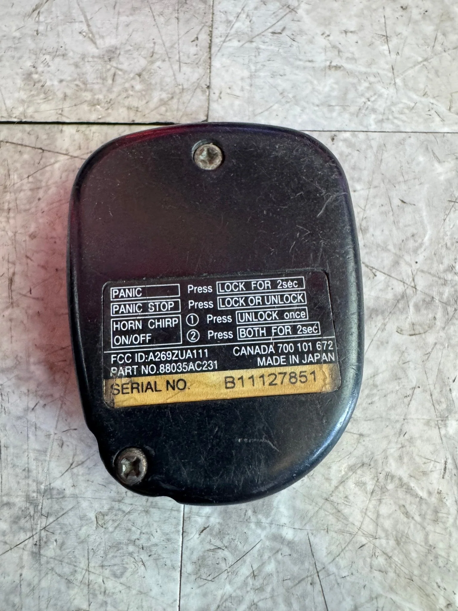 1999-2006 Subaru OEM Keyfob Wireless Control Unlock Lock Keyless Entry Remote K2-b - Image 4