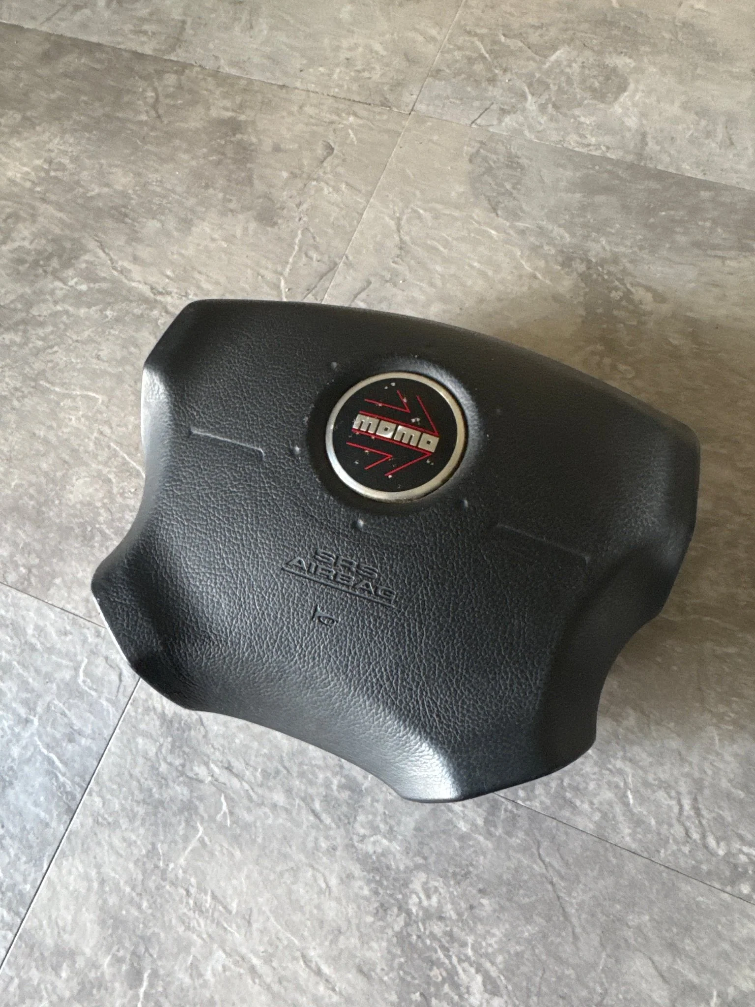 2002-2003 Subaru Impreza WRX & Drivers Airbag Assembly RED Momo Cover (2) H3
