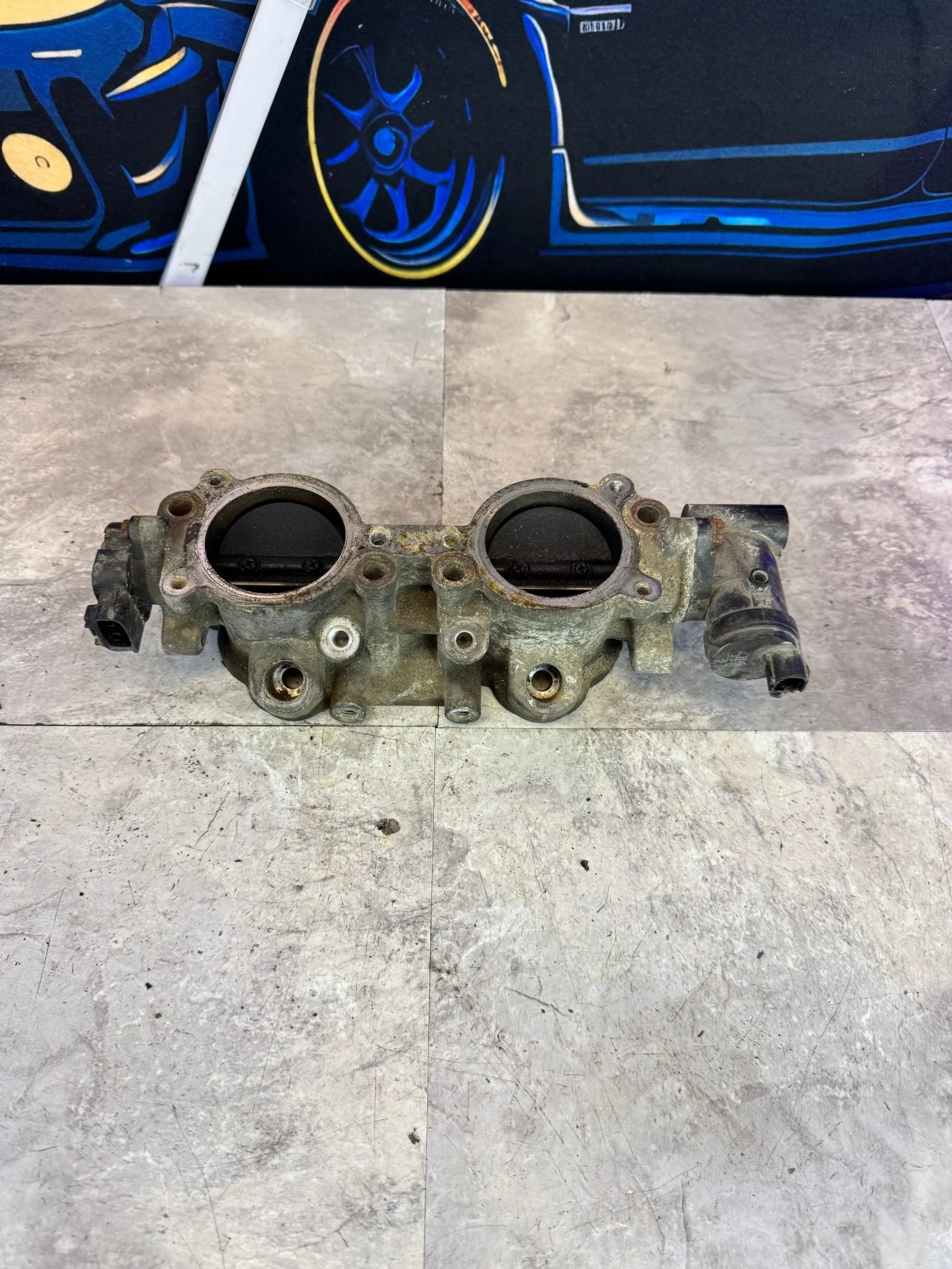 2002-2003 Subaru Impreza WRX Engine OEM Intake Manifold TGV C2 - Image 3