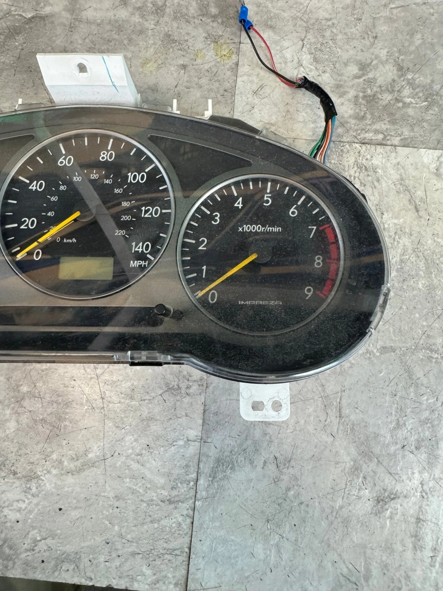 2002-2003 Subaru Impreza WRX Instrument OEM Gauge Cluster 192k Tested / F3 - Image 4
