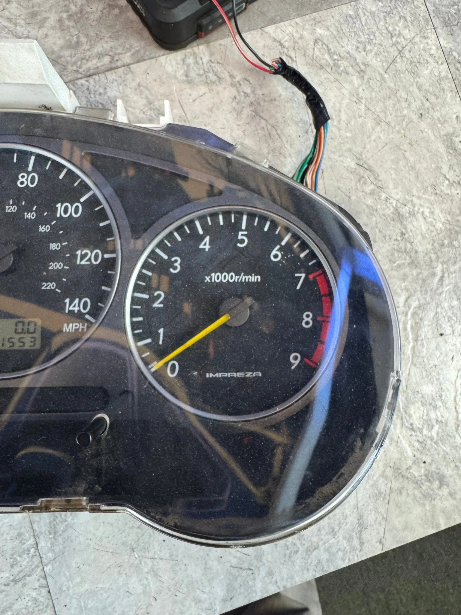 2002-2003 Subaru Impreza WRX Instrument OEM Gauge Cluster 211k Tested / F3 - Image 4