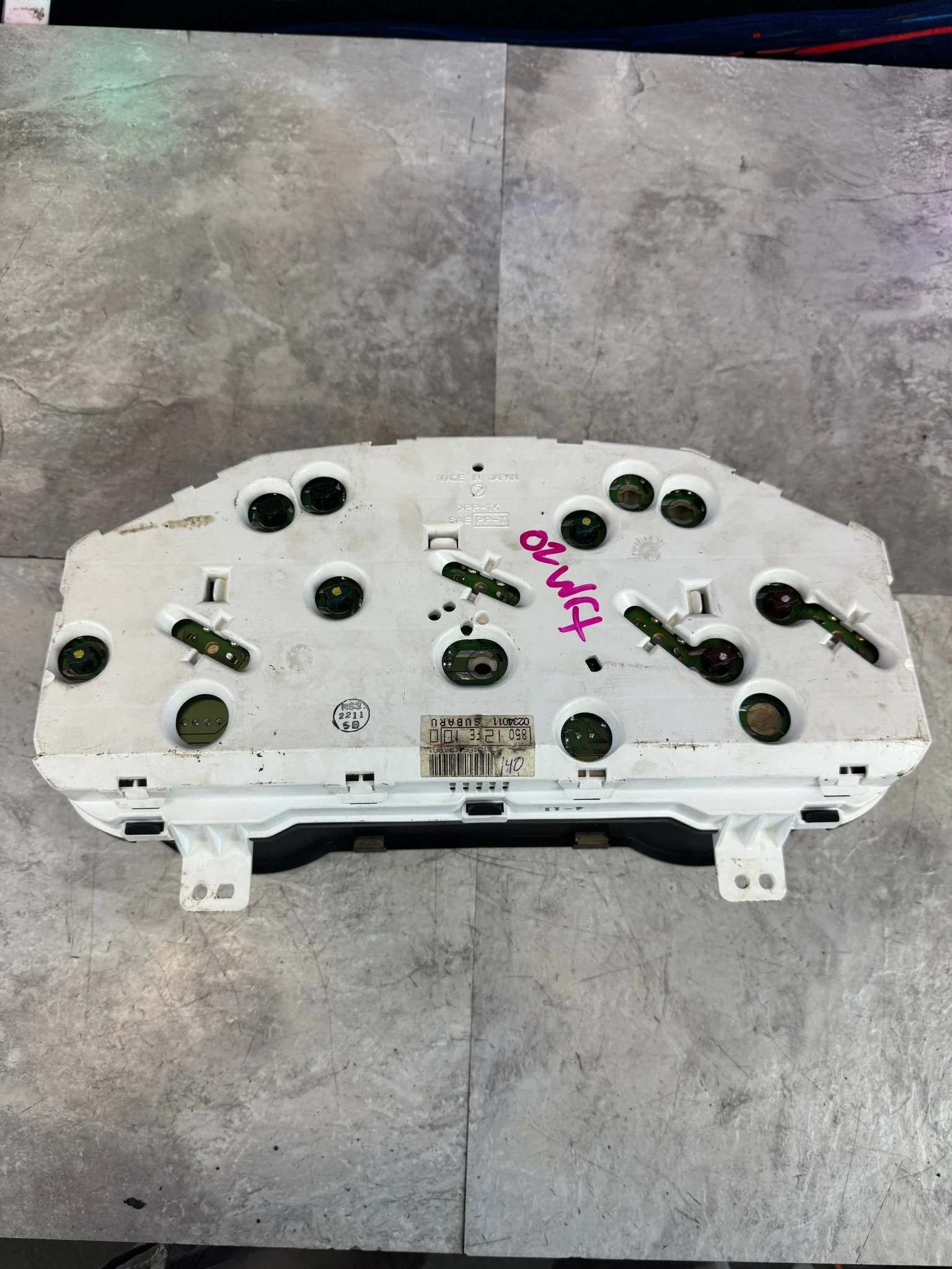 2002-2003 Subaru Impreza WRX Instrument OEM Gauge Cluster 211k Tested / F3 - Image 8