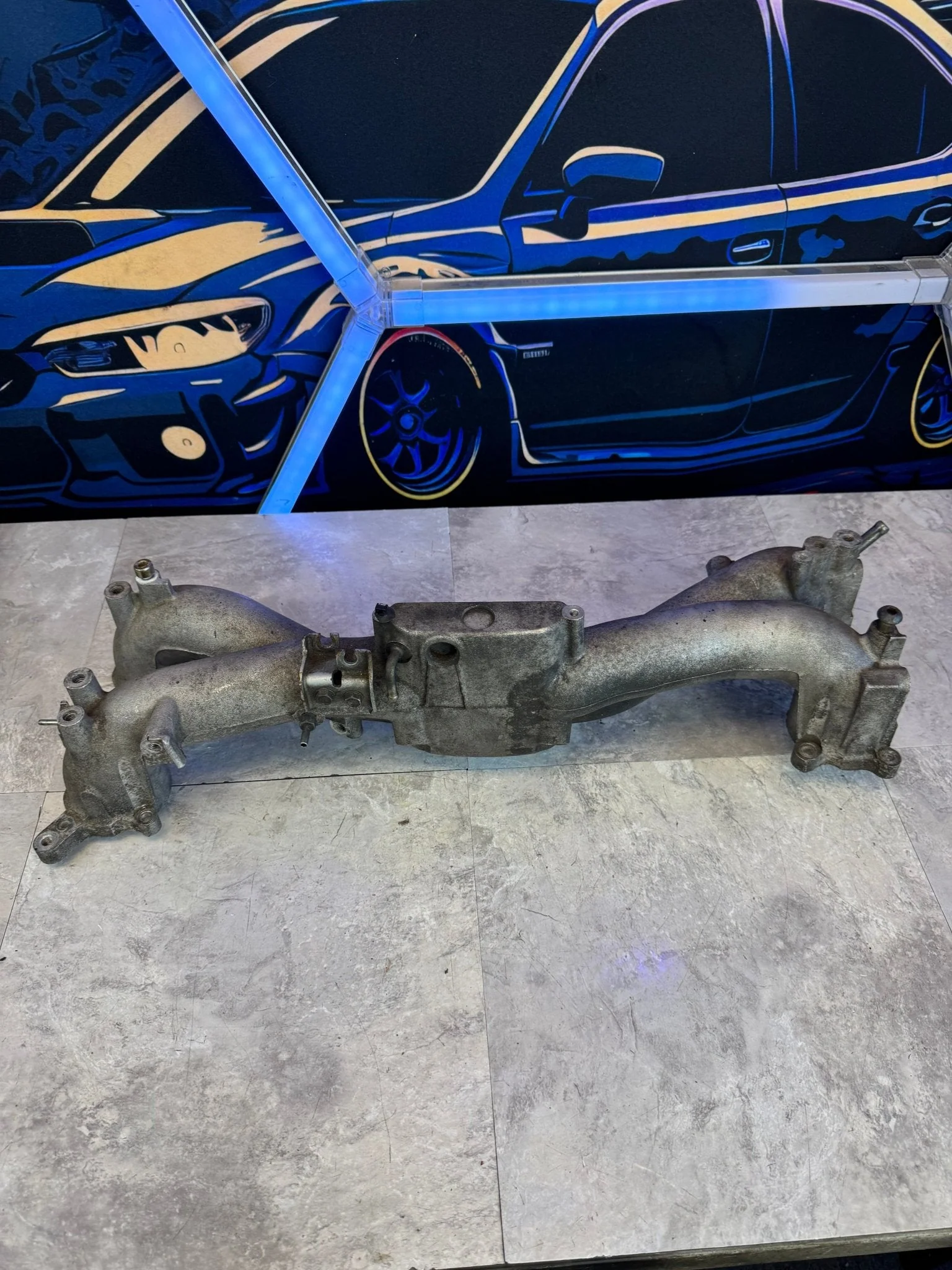 2002-2003 Subaru Impreza WRX Intake OEM Manifold D4 - Image 5