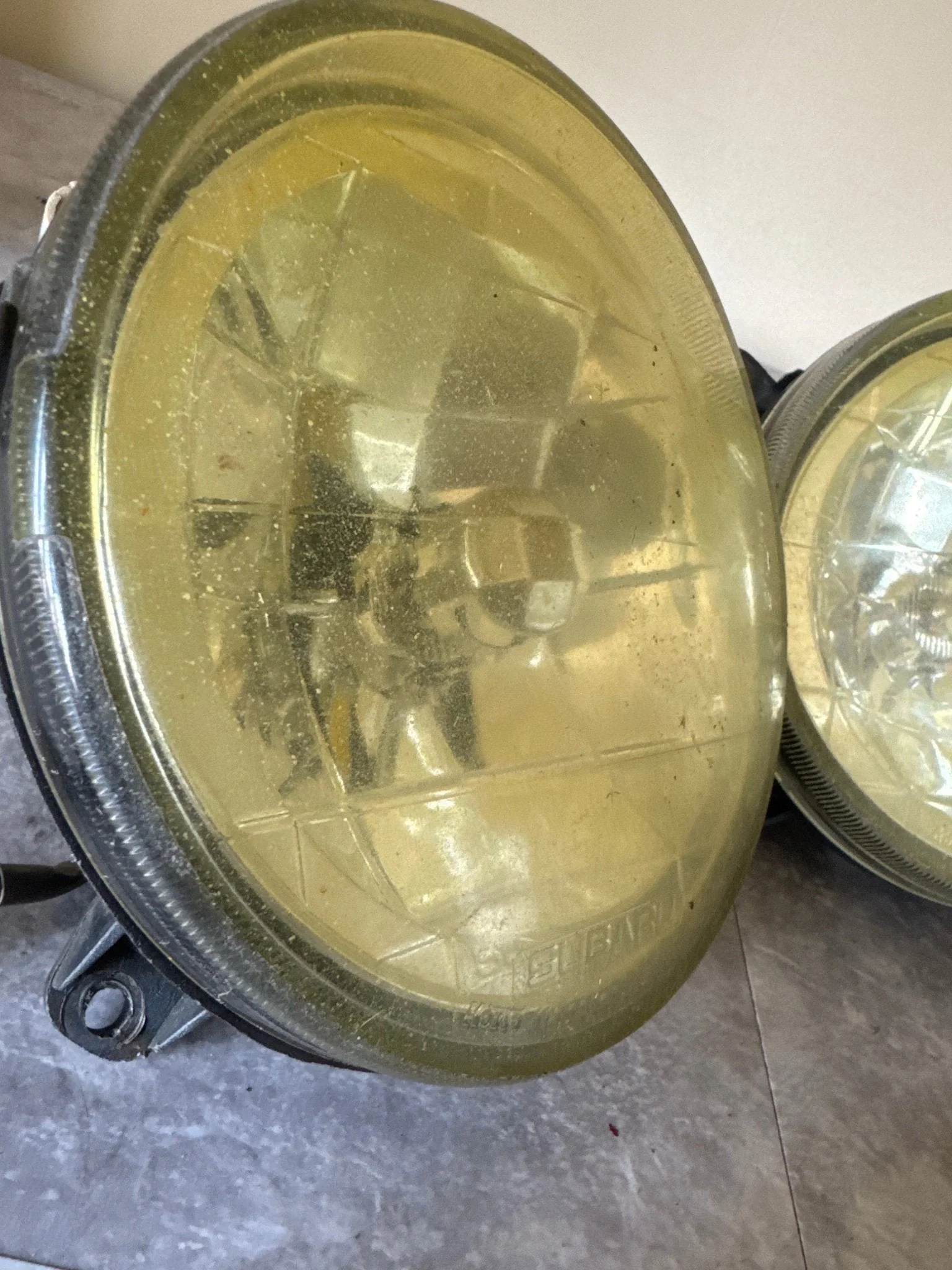 2002-2003 Subaru Impreza WRX Fog OEM Light Pair Yellow Tint L1 - Image 2