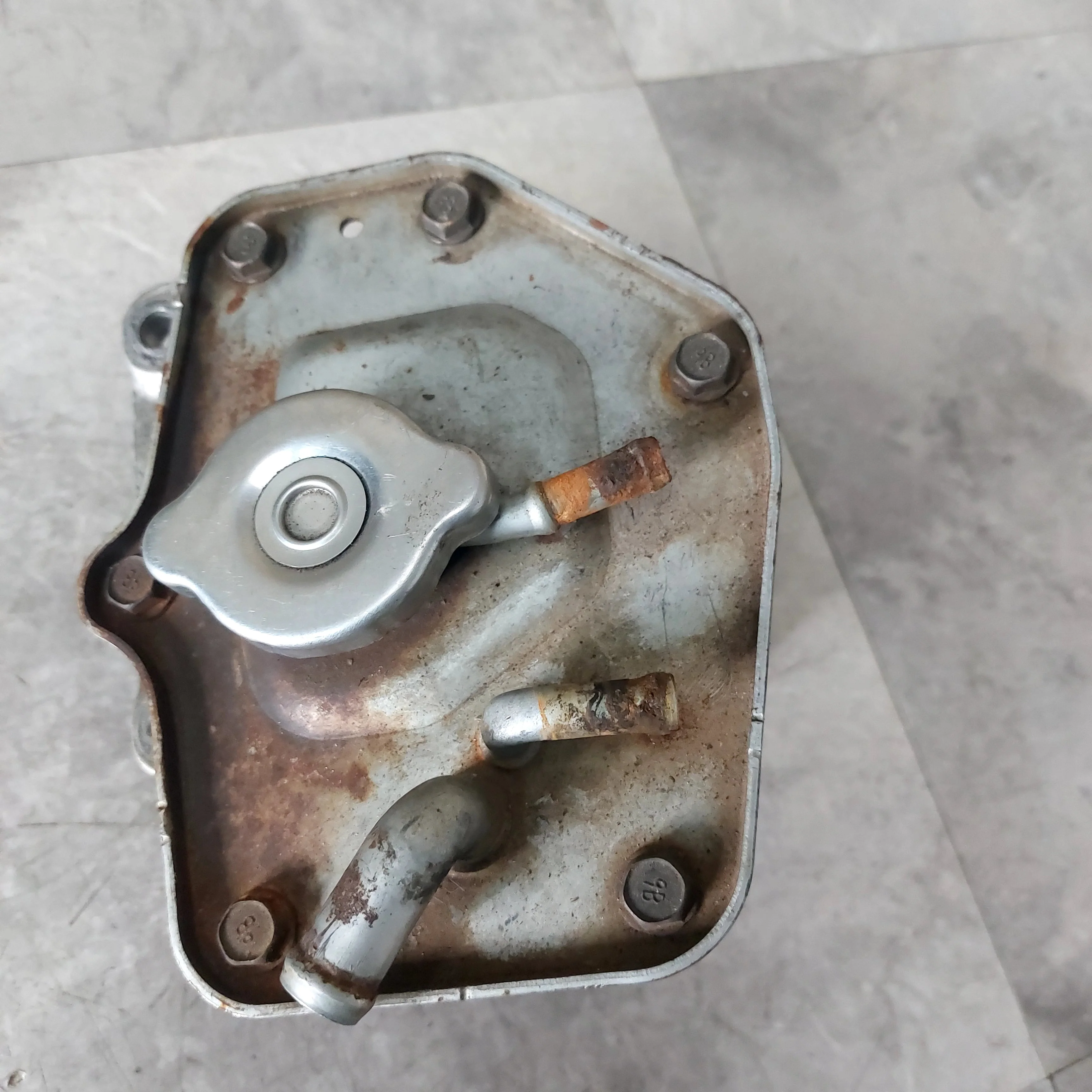 2002-2007 Subaru Impreza WRX OEM Wrx&sti Metal Coolant Reservoir Expansion Tank E4 - Image 2