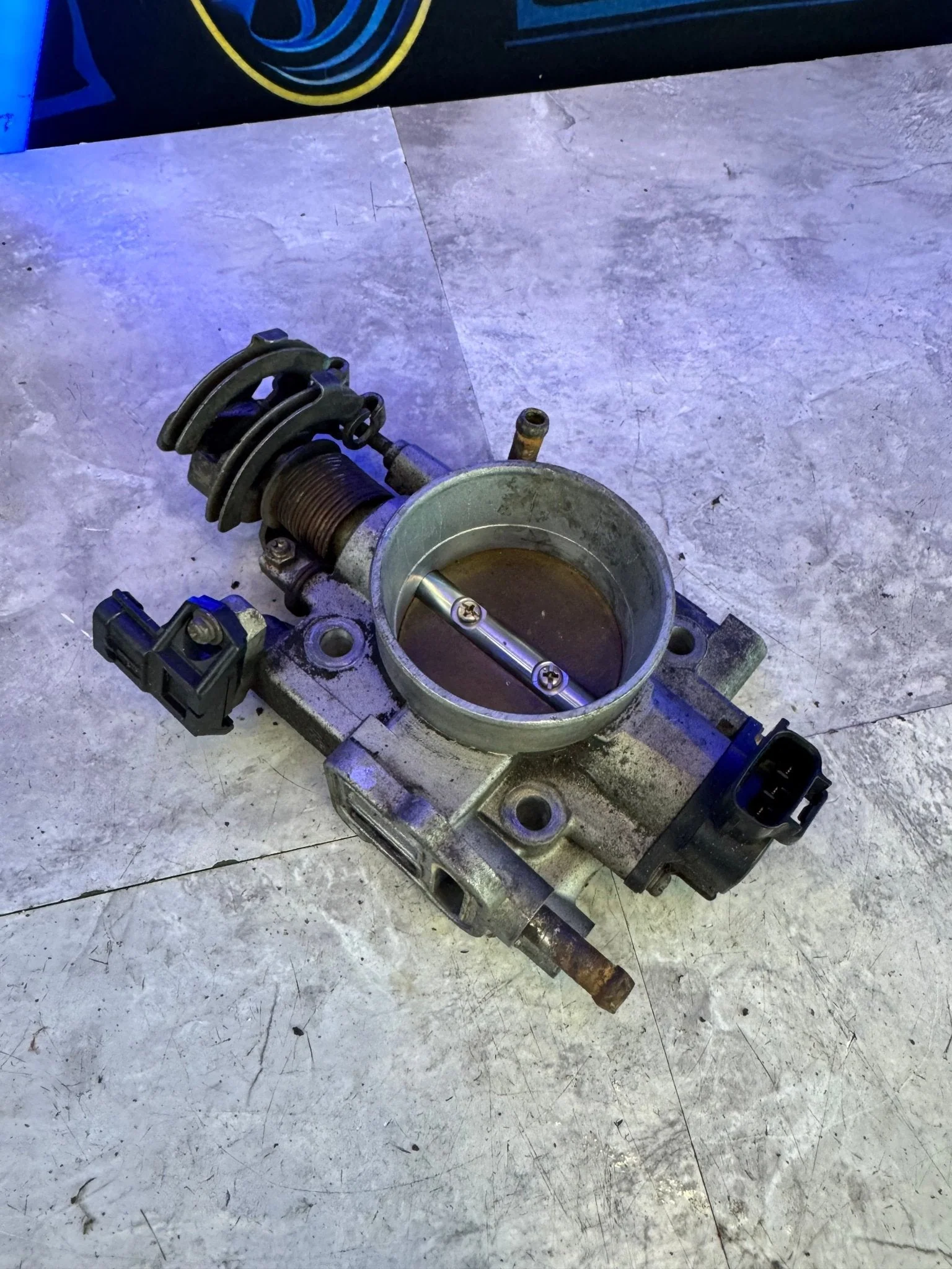 2002-2005 Subaru Impreza WRX Throttle OEM Body Assembly Drive By Cable Y4 - Image 2