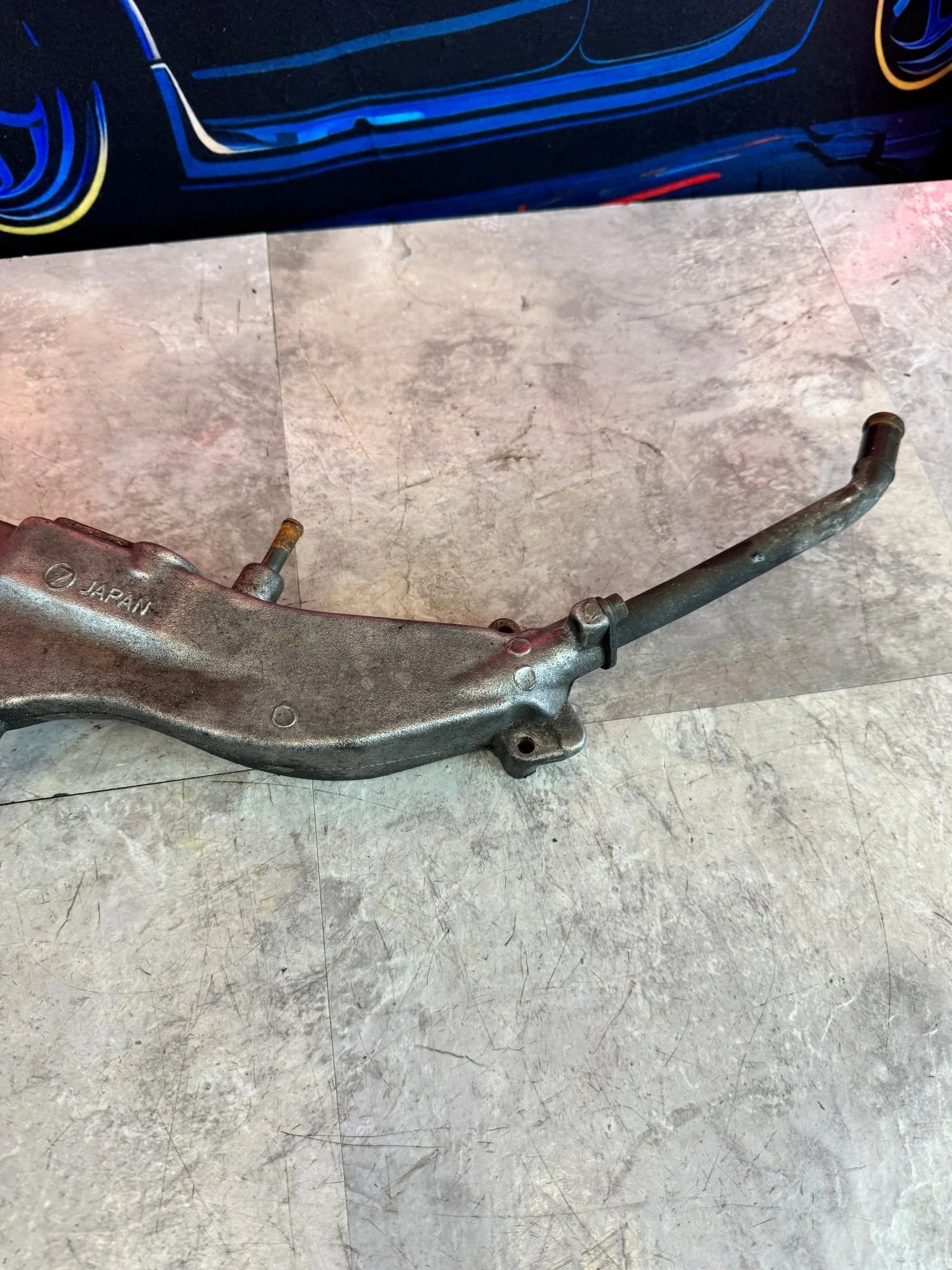 2002-2005 Subaru WRX STi Engine OEM Coolant Crossover Assembly Ej25 Ej20 / L3 - Image 8