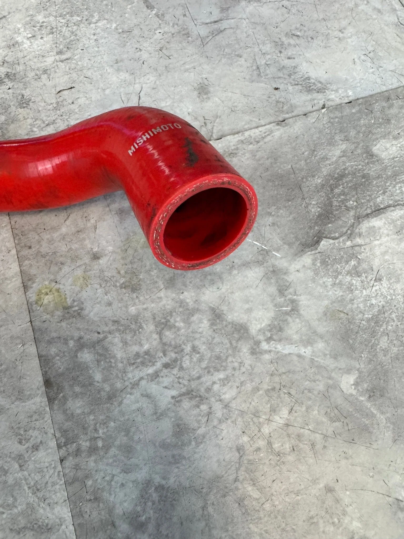 2002-2007 Subaru Impreza WRX 2004-2021 Subaru STi Mishimoto Blow Off Valve BPV Hose Red G4 - Image 2