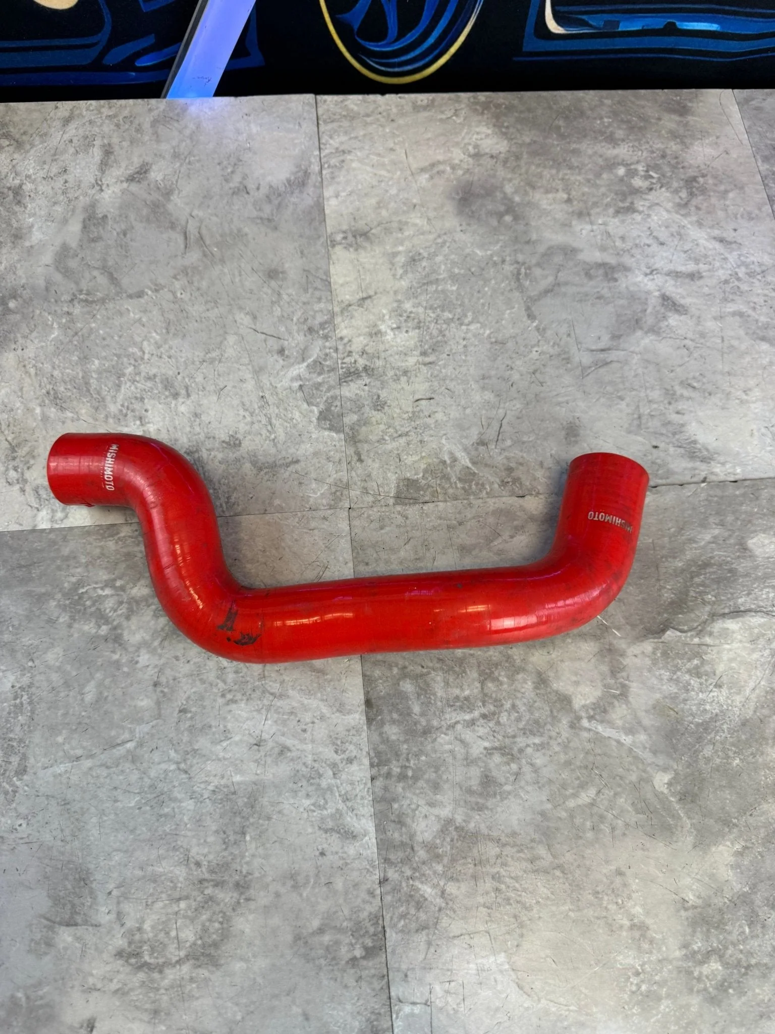 2002-2007 Subaru Impreza WRX 2004-2021 Subaru STi Mishimoto Blow Off Valve BPV Hose Red G4 - Image 4