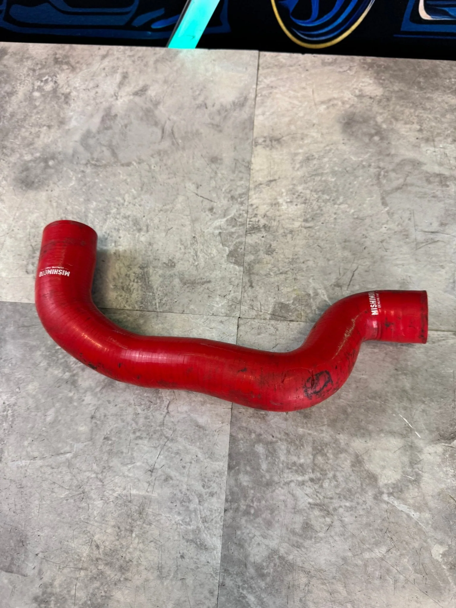 2002-2007 Subaru Impreza WRX 2004-2021 Subaru STi Mishimoto Blow Off Valve BPV Hose Red G4 - Image 4