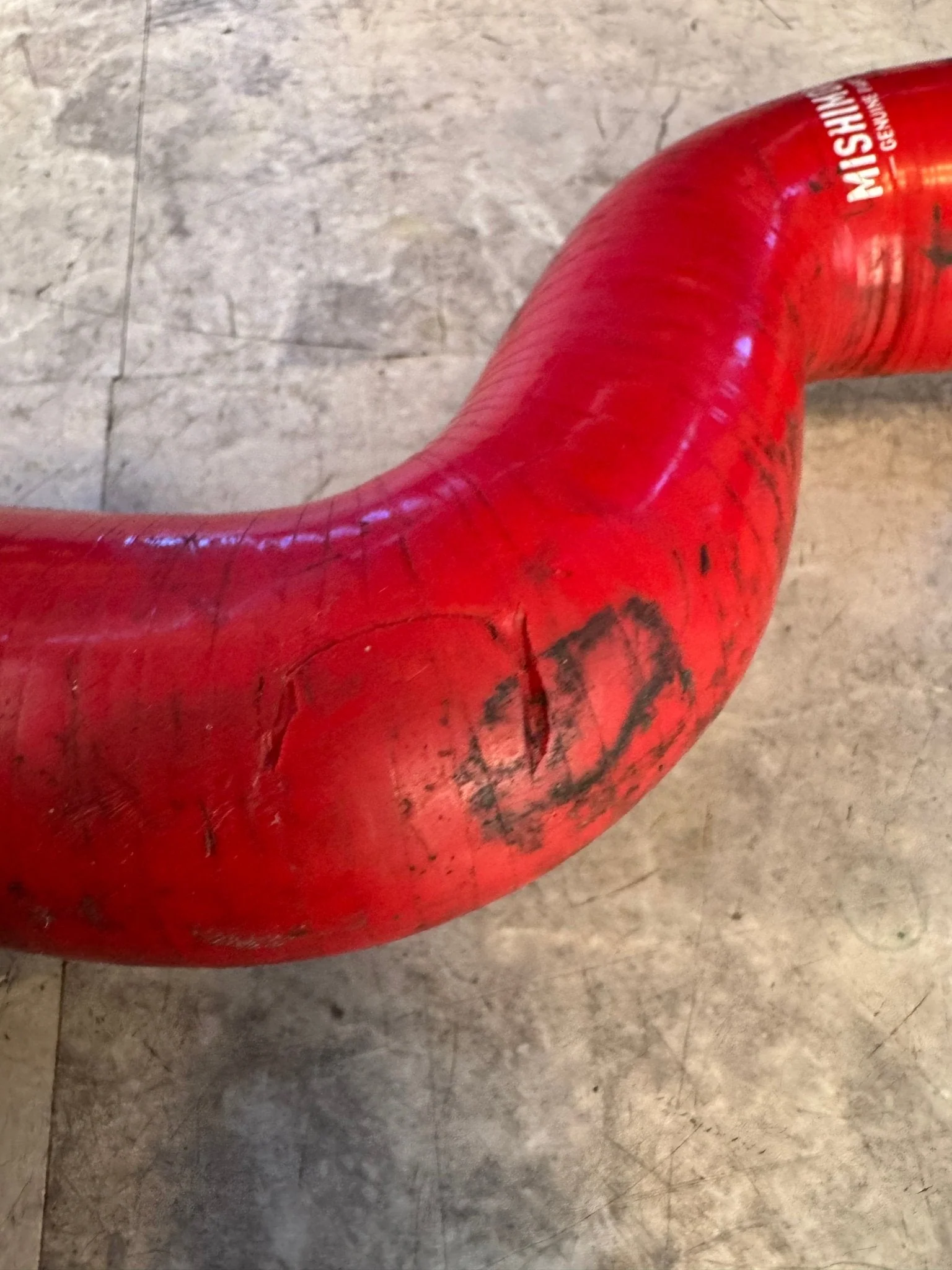 2002-2007 Subaru Impreza WRX 2004-2021 Subaru STi Mishimoto Blow Off Valve BPV Hose Red G4 - Image 5