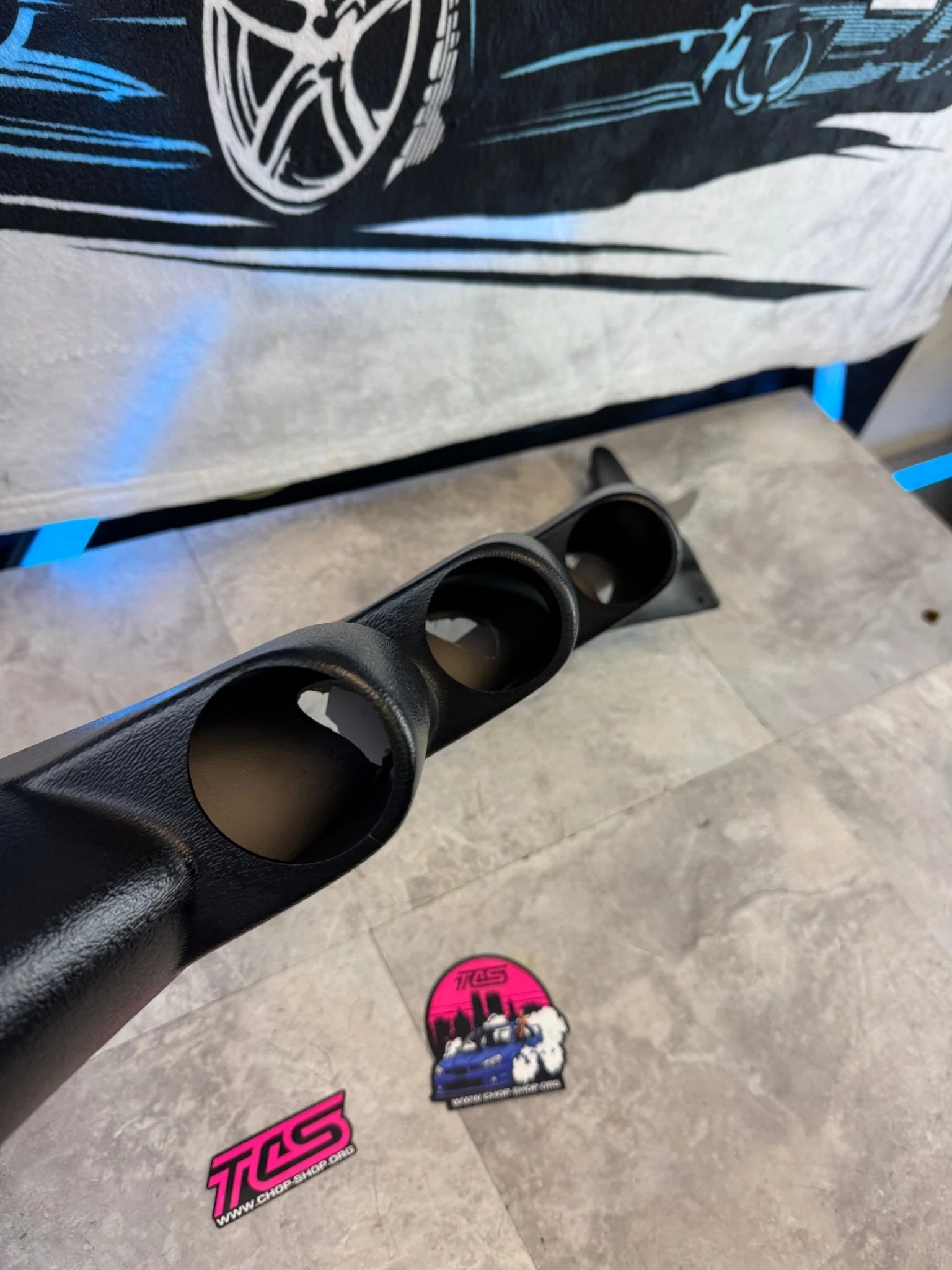 2002-2007 Subaru Impreza WRX A-Pillar Triple Gauge Pod LH Pillar Trim F1 - Image 2
