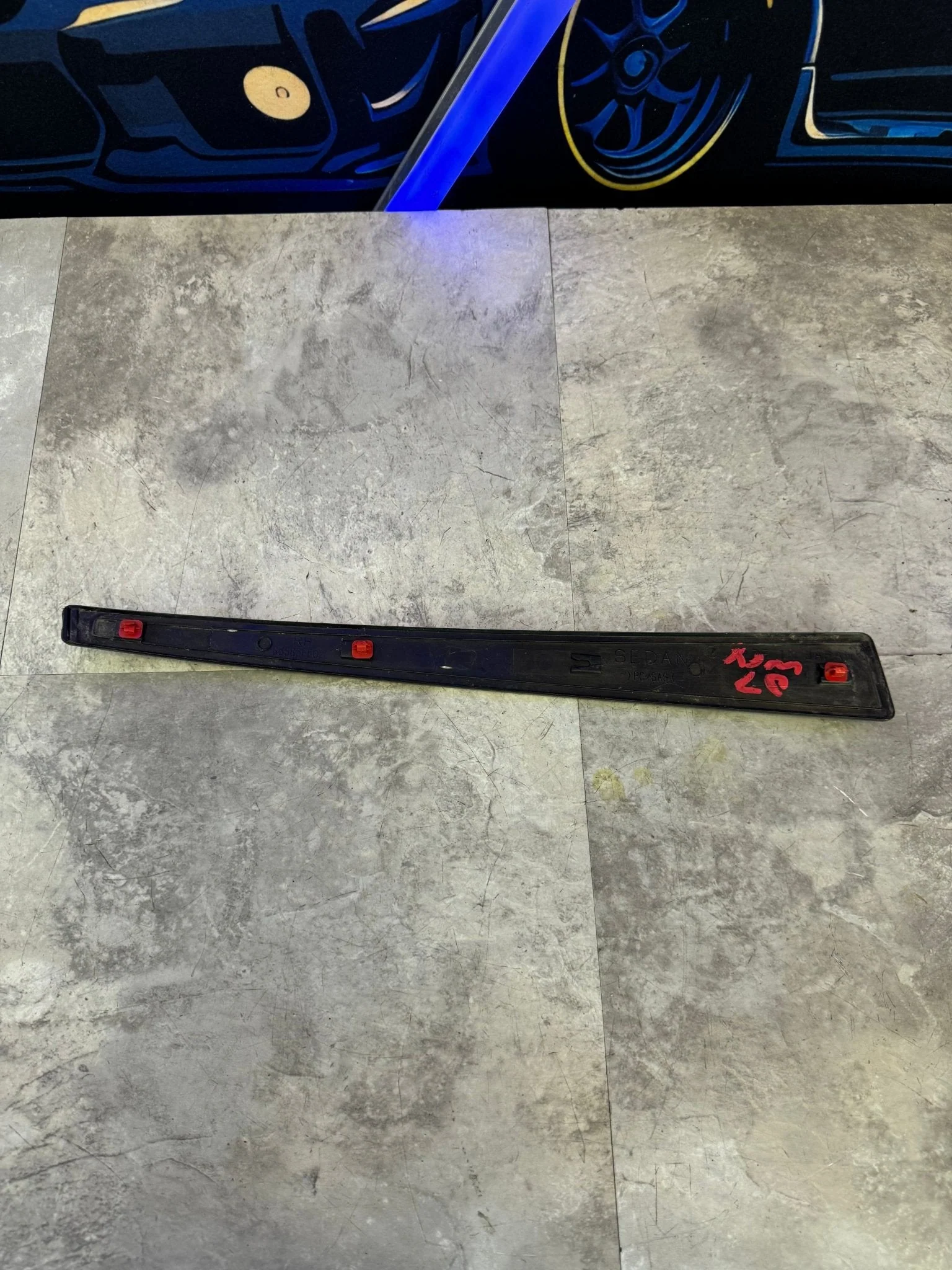 2002-2007 Subaru Impreza WRX STi OEM B Pillar Garnish RH Trim E2 - Image 2