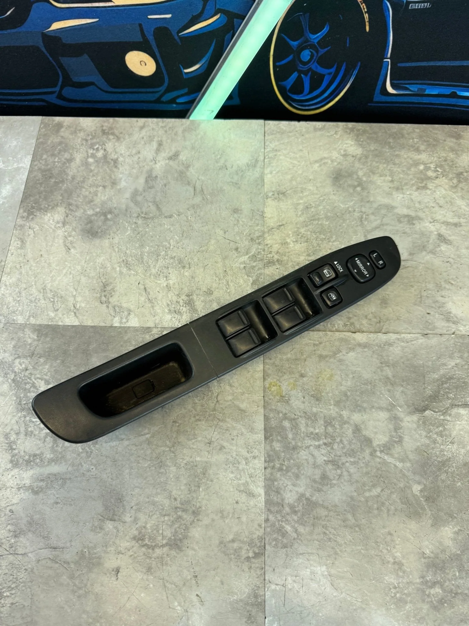 2002-2007 Subaru Impreza WRX STi OEM Master Window Lock Trim Switches Panel E2