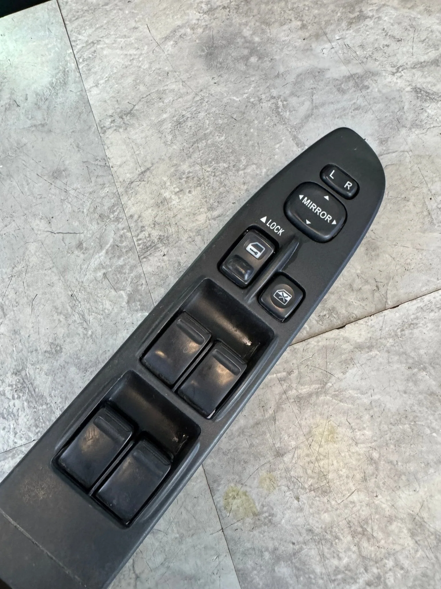 2002-2007 Subaru Impreza WRX STi OEM Master Window Lock Trim Switches Panel E2 - Image 2
