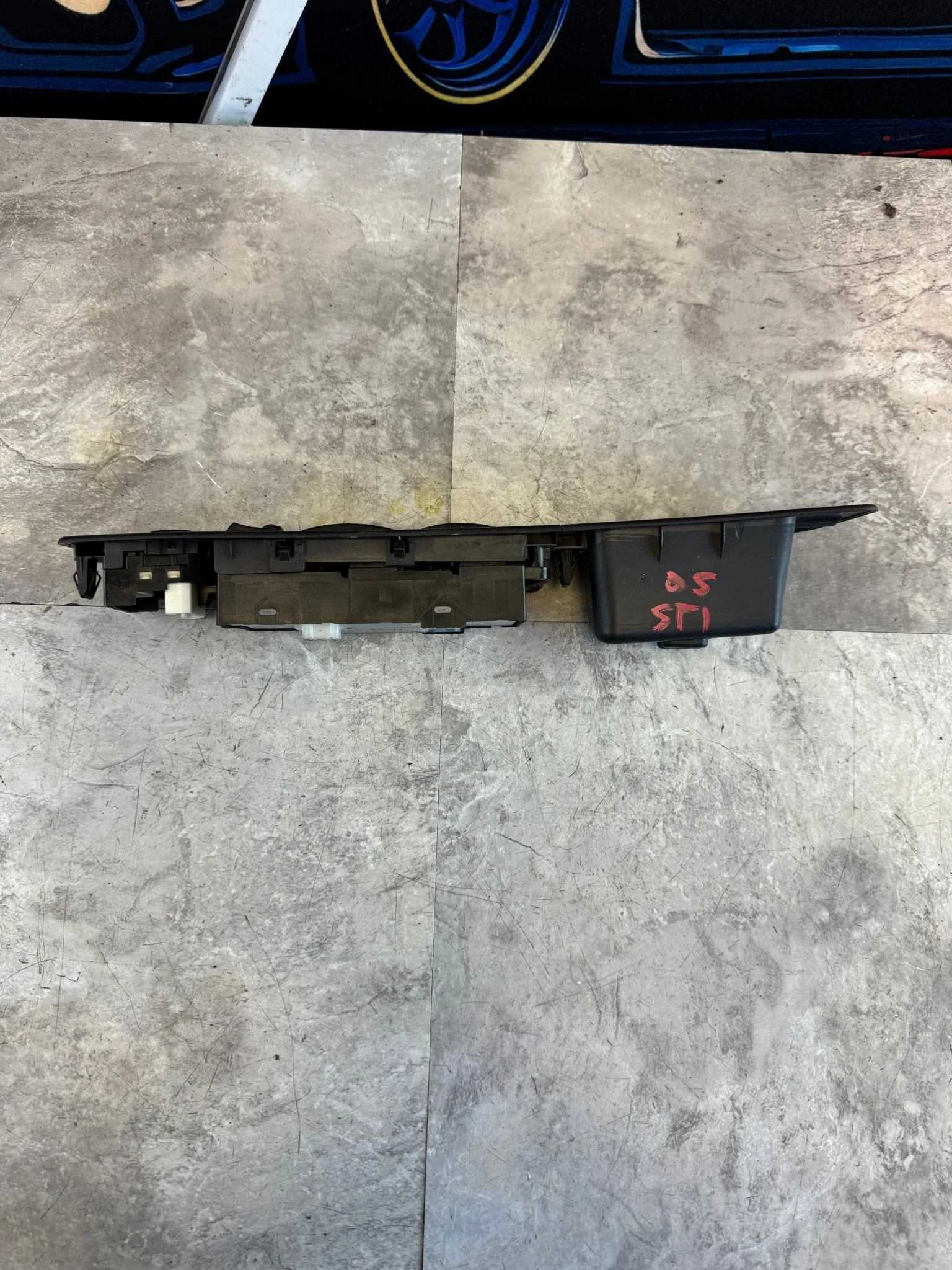 2002-2007 Subaru Impreza WRX STi OEM Master Window Lock Trim Switches Panel E2 - Image 4