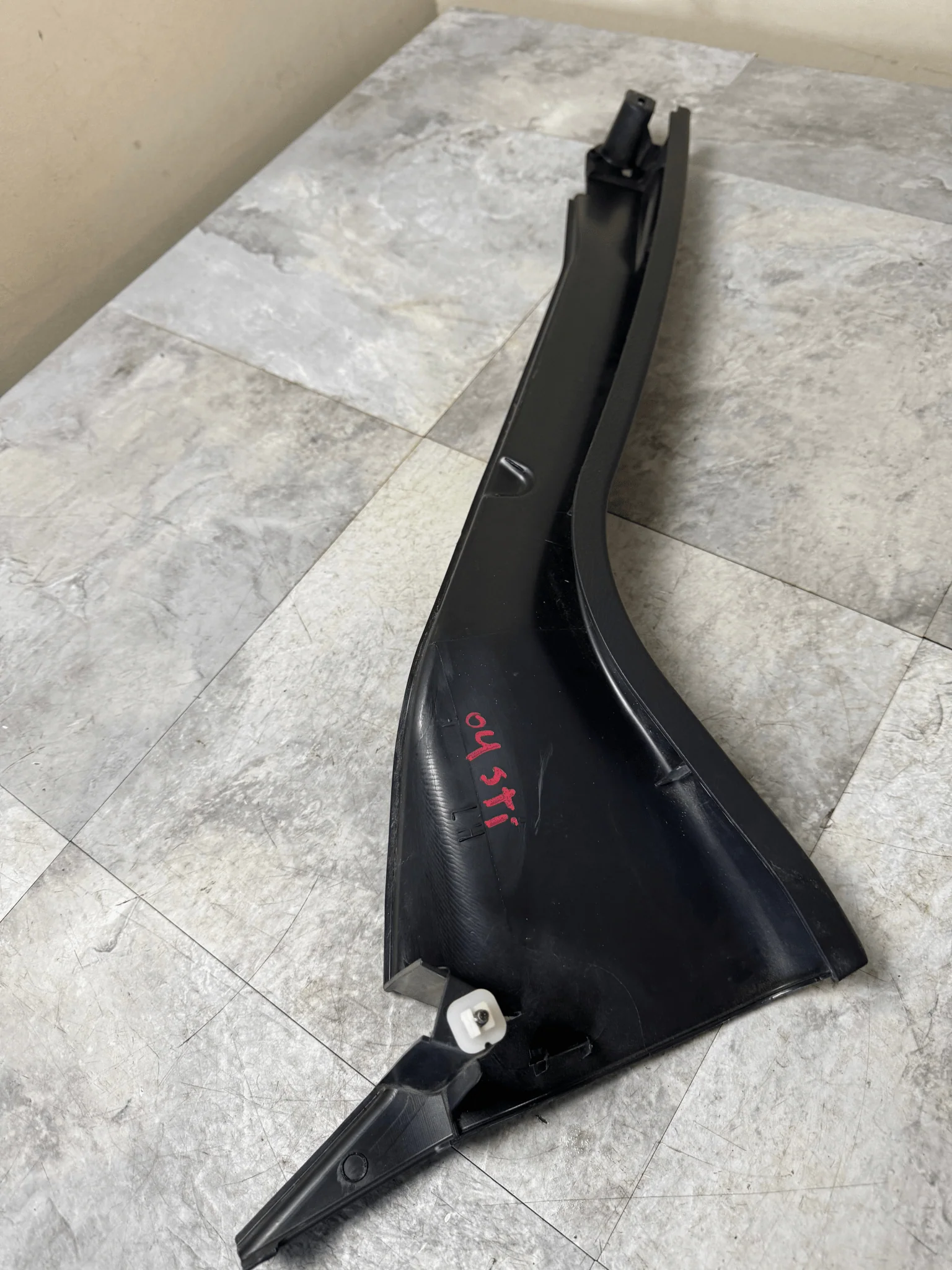2002-2007 Subaru Impreza WRX STi OEM Seat Belt Cover Trim Left Driver LH F1 - Image 3