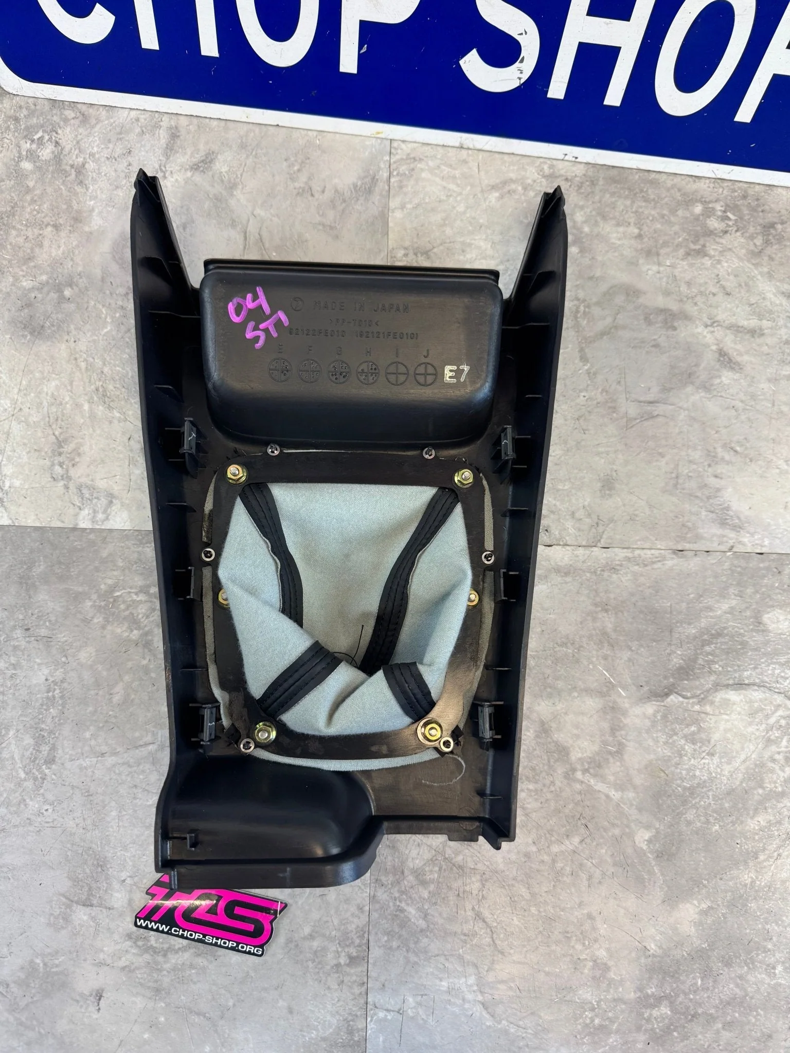 2002-2004 2004 Subaru Impreza WRX STi OEM Shifter Boot Bezel Trim / C3 - Image 3
