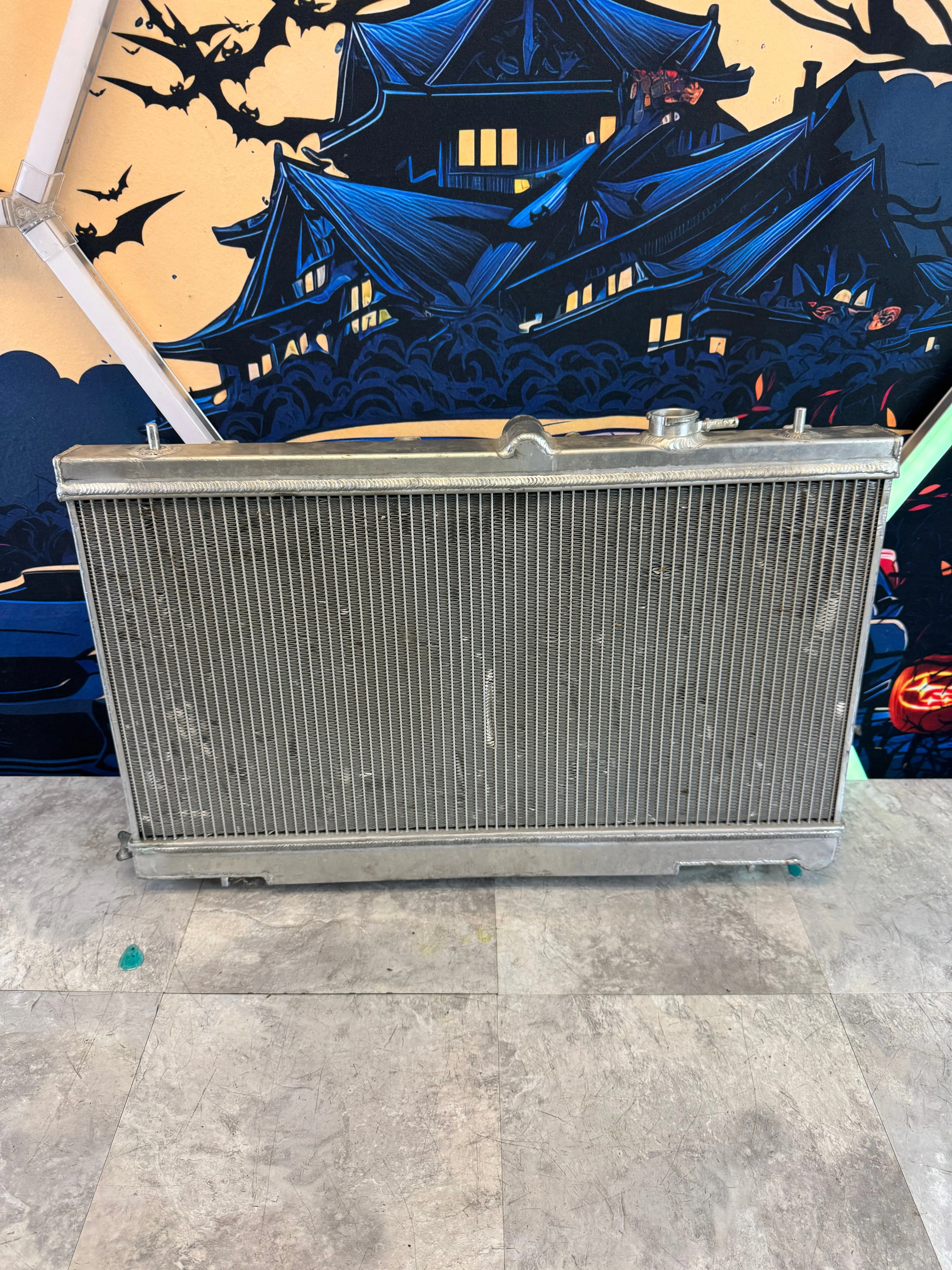 2002-2007 Subaru STi WRX Yonaka All Aluminum Radiator With Aluminum Fan Shroud And Fans R1 - Image 7
