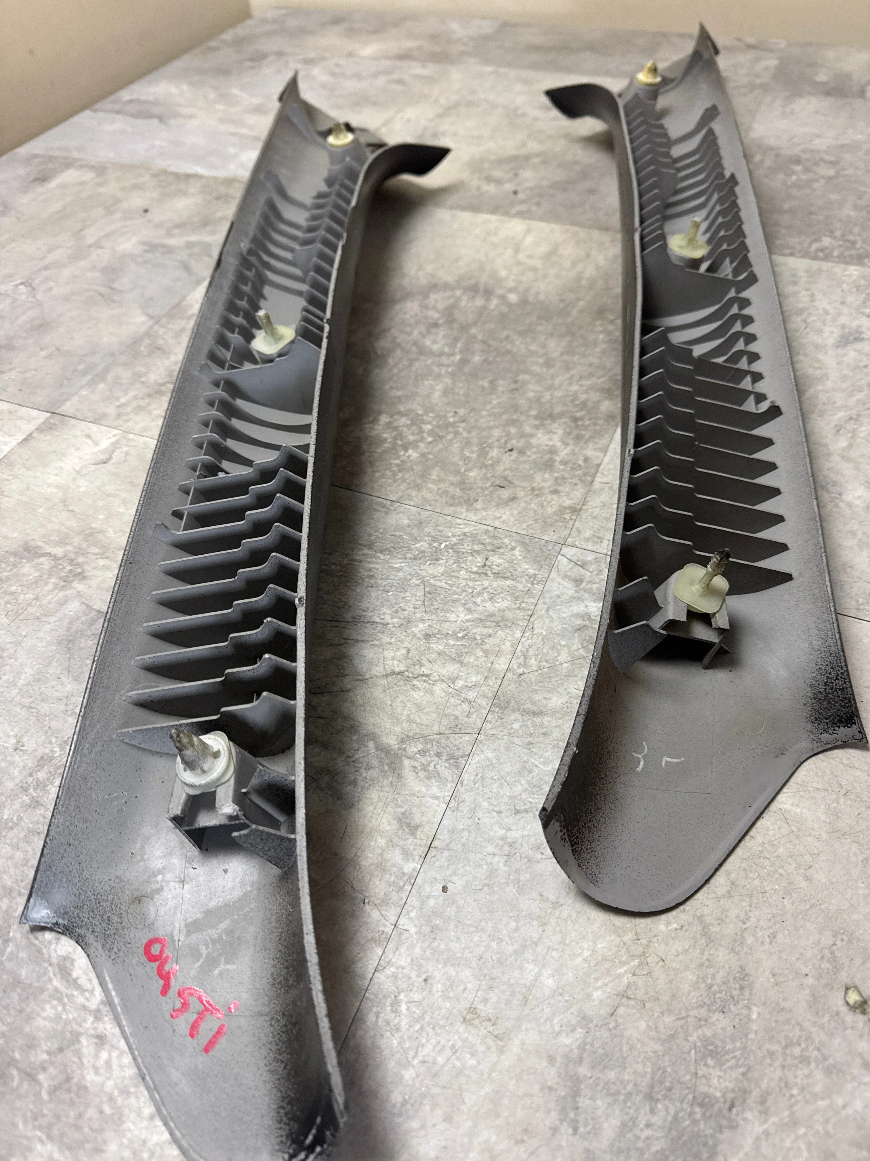 2002-2007 Subaru WRX STi Front Windshield A Pillar Set RH LH Painted C2 - Image 7