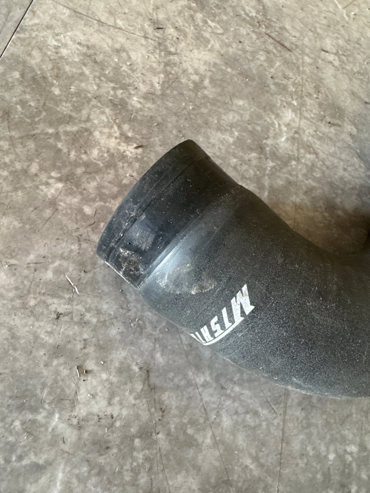 2002-2007 Subaru WRX STi Mishimoto Upper Radiator Hose Black 2 G4 - Image 3