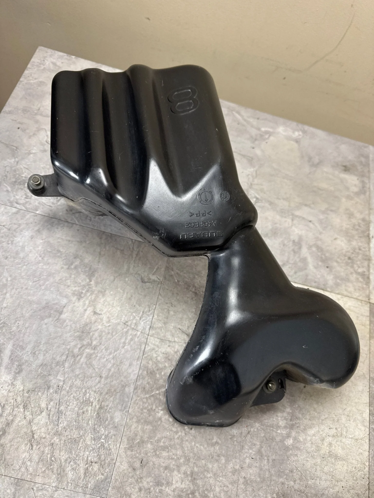 2002-2007 Subaru WRX STi OEM Air Intake Box Snorkel Silencer Resonator Chamber I2 - Image 2