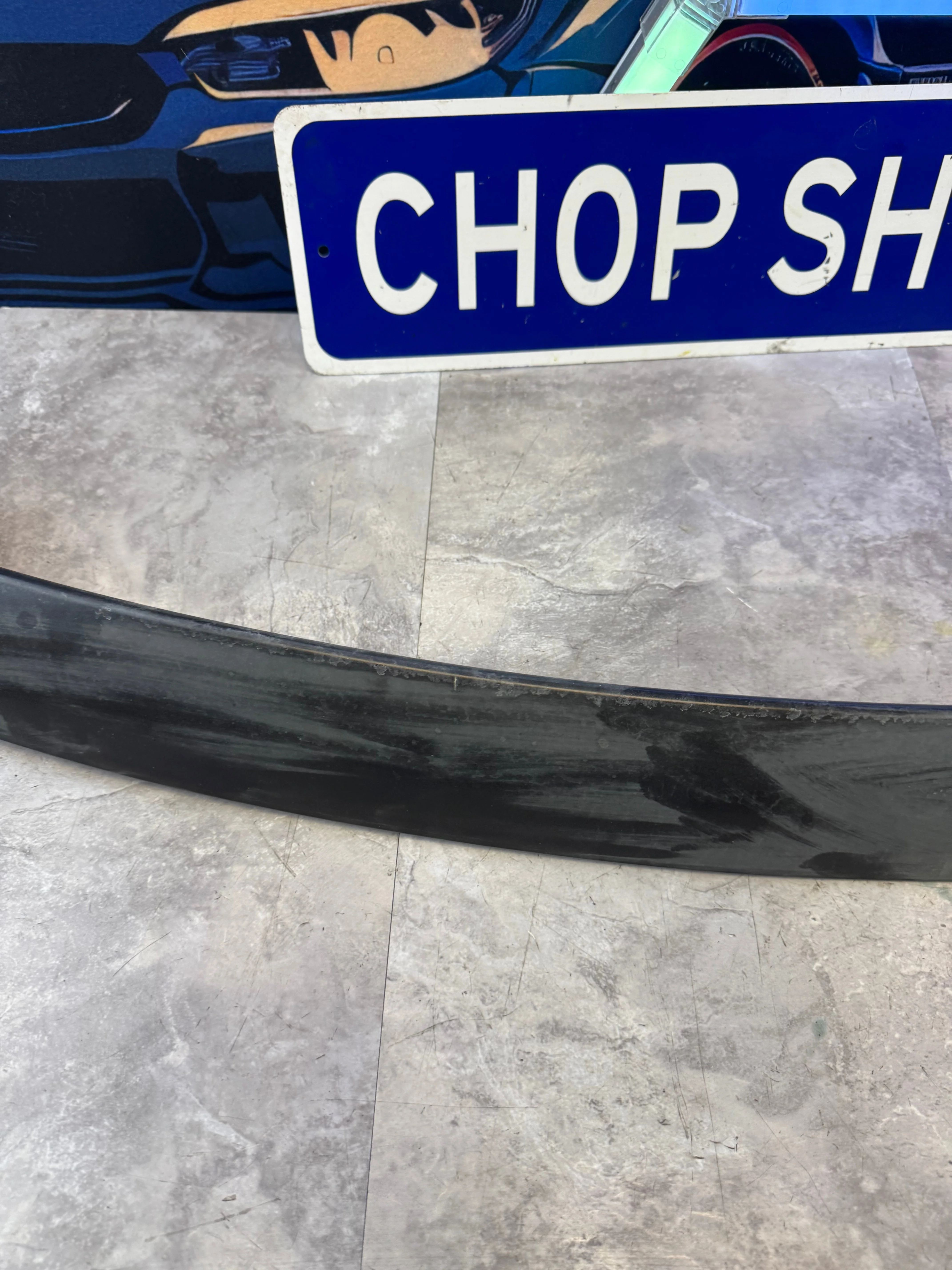 2002-2007 Subaru WRX STi OEM Rear Roof Spoiler Wing Assembly Alpine White (Strut Room) - Image 3