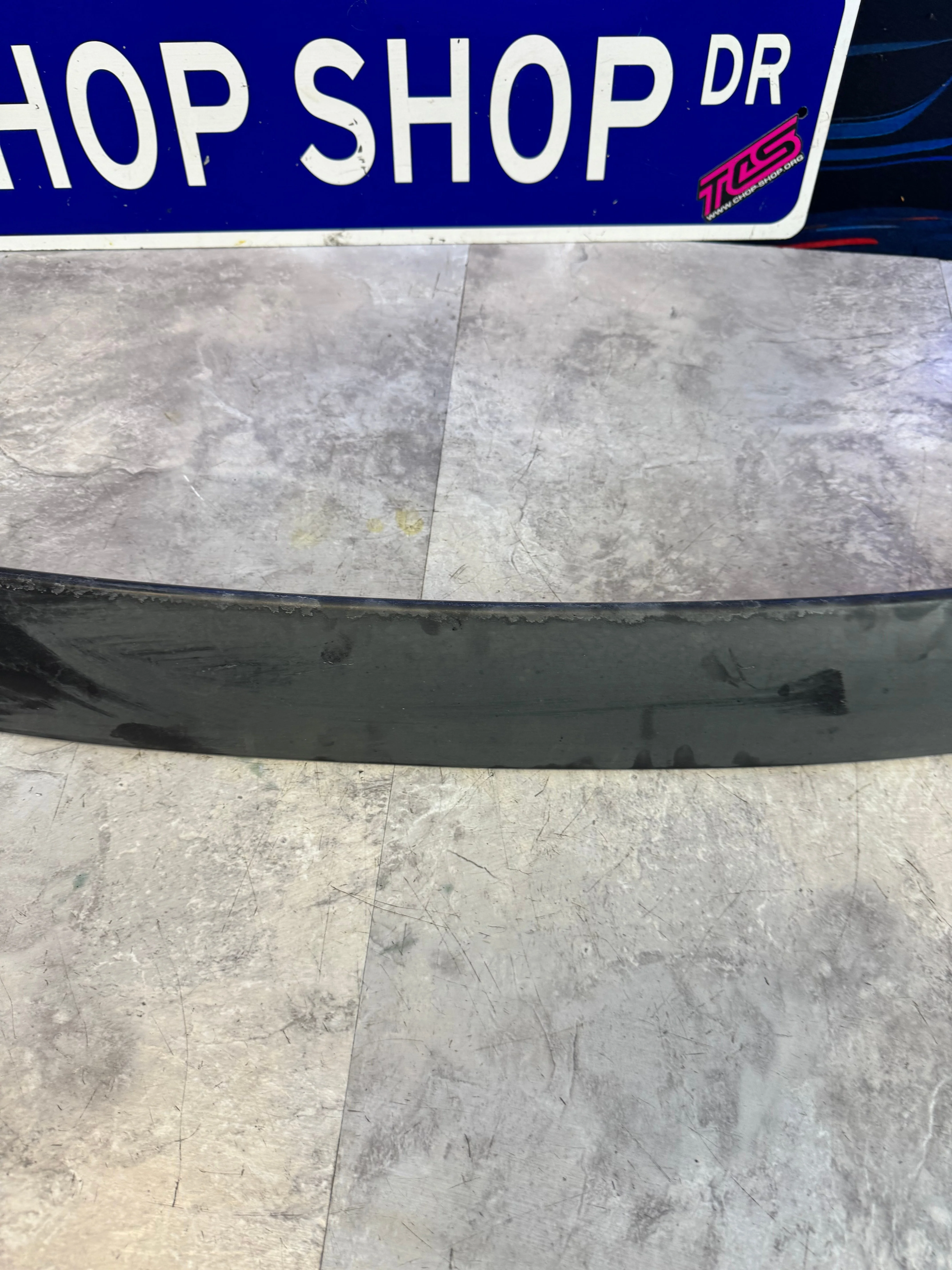 2002-2007 Subaru WRX STi OEM Rear Roof Spoiler Wing Assembly Alpine White (Strut Room) - Image 4