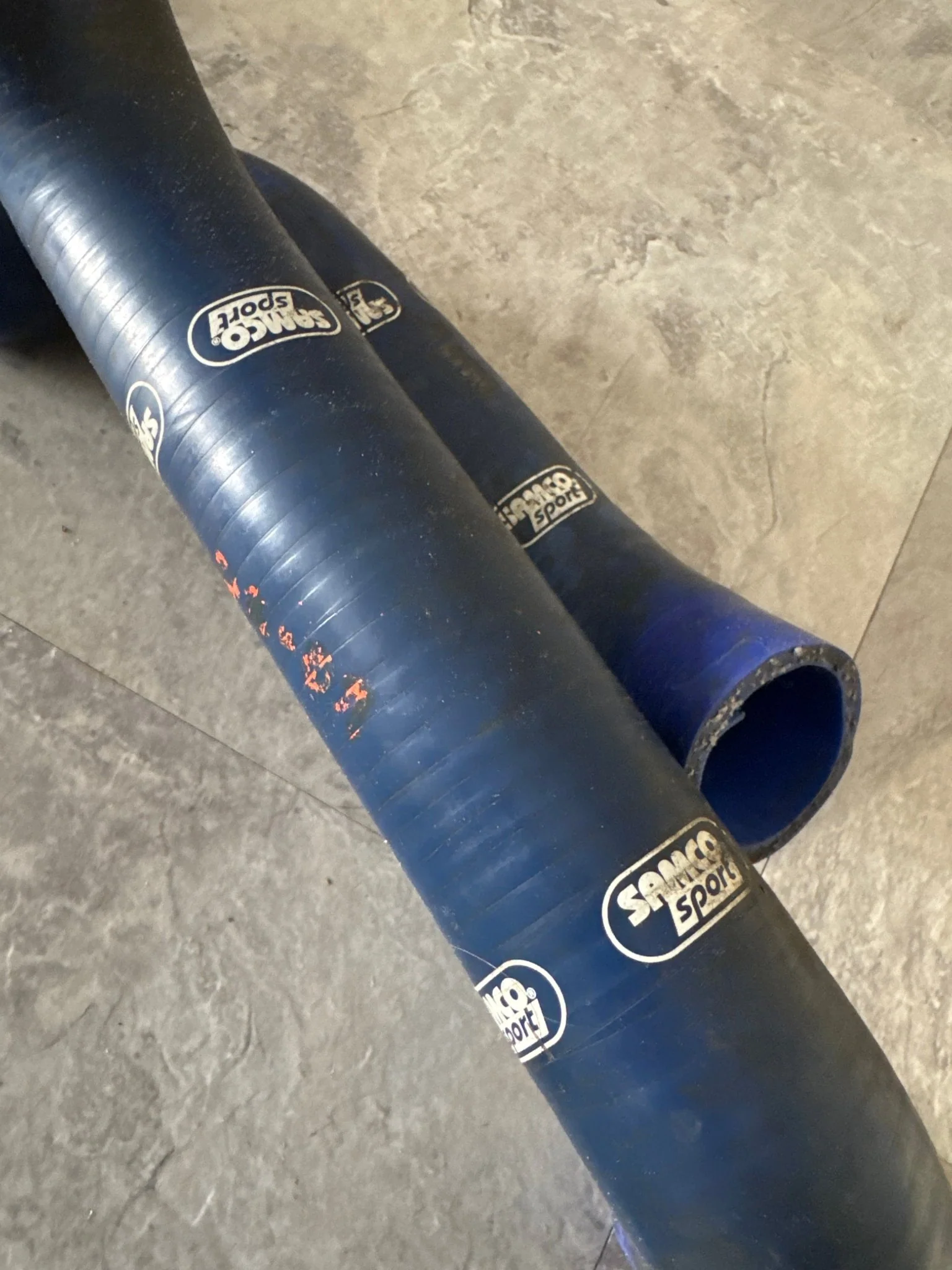 2002-2007 Subaru WRX STi Samco Radiator Hose Kit Blue G4 - Image 8