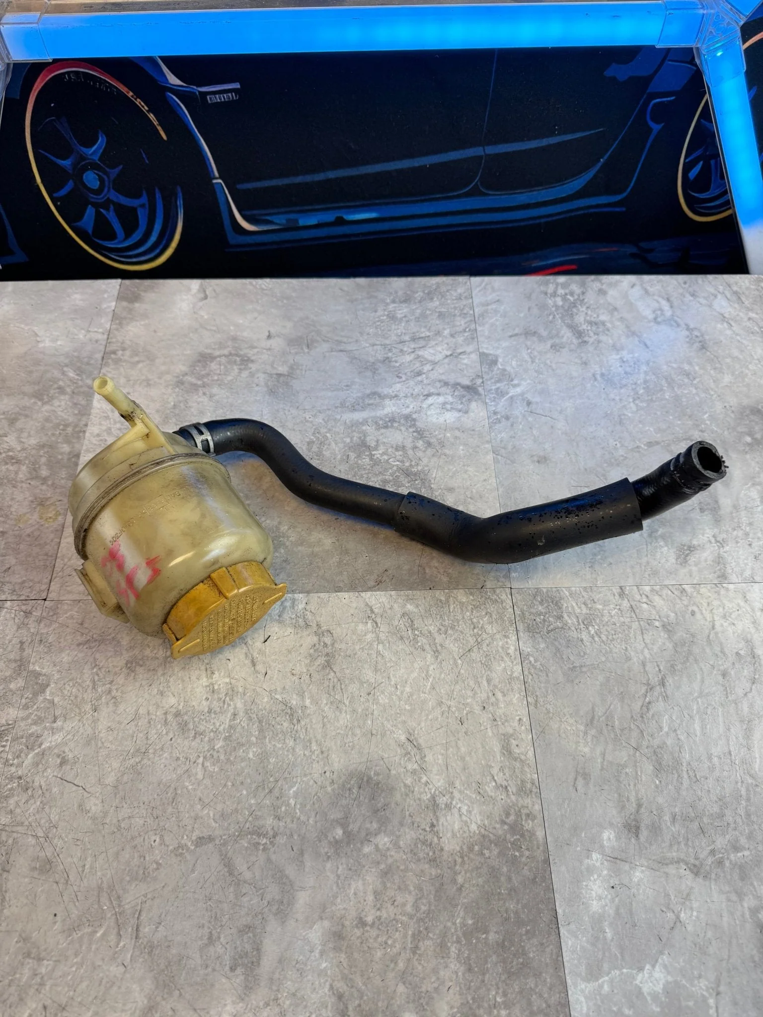 2002-2007 Subaru WRX STi Steering Reservoir Tank Pump J5