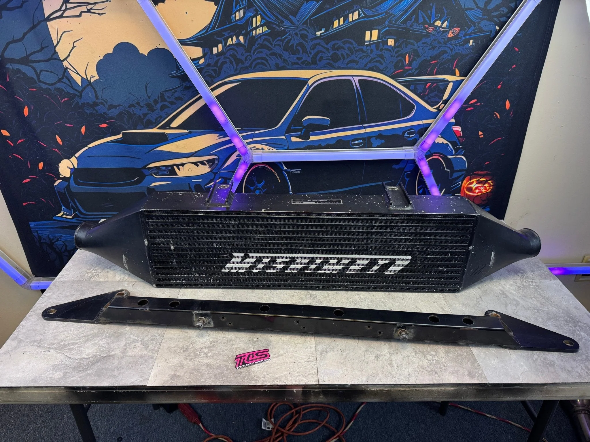 2002-2007 WRX / 2004-2007 STi Mishimoto Front Mount Intercooler Kit With Speed Density For Rotated Turbo 3.5" Core / O5 - Image 2