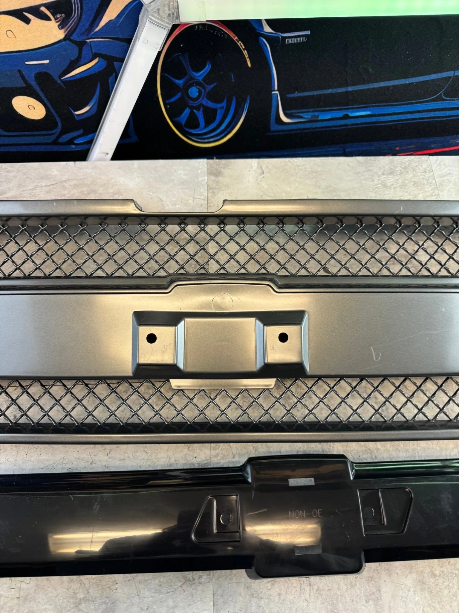 2002-2009 Chevrolet Trailblazer Aftermarket Front Grille Assembly Kit (Strut Wall) - Image 9