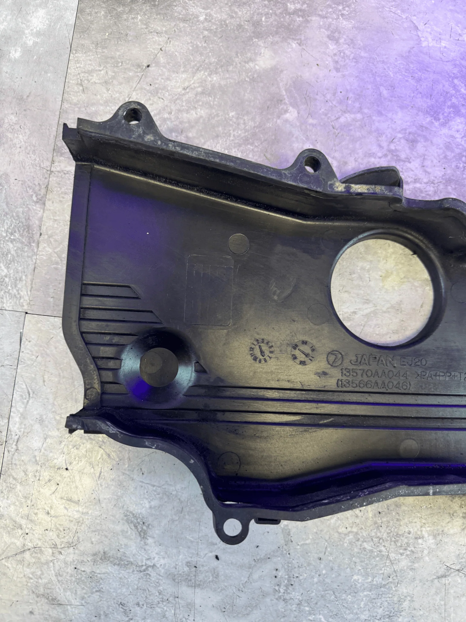 2002-2014 Subaru Center Engine Timing OEM Cover Front Cover Belt Y5 - Image 5