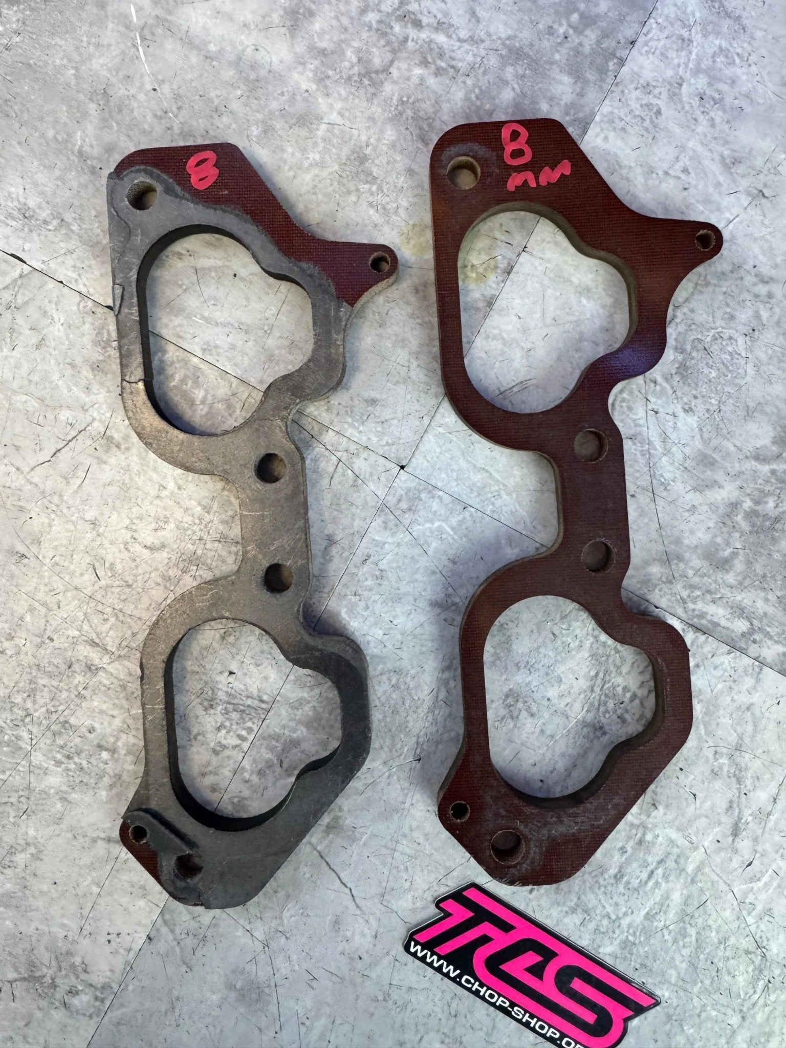 2002-2014 Subaru WRX 2004-2021 Subaru STi Grimmspeed Intake Manifold 8mm Phenolic Spacers N3 - Image 5