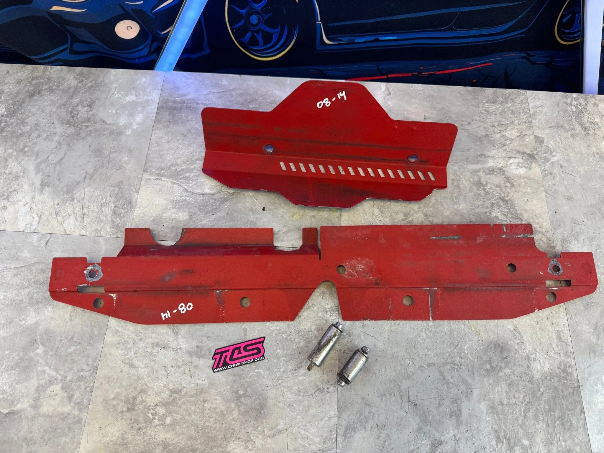 2002-2014 Subaru WRX 2004-2021 Subaru STi Perrin Radiator And Alternator Cover Shroud Red K2 - Image 5