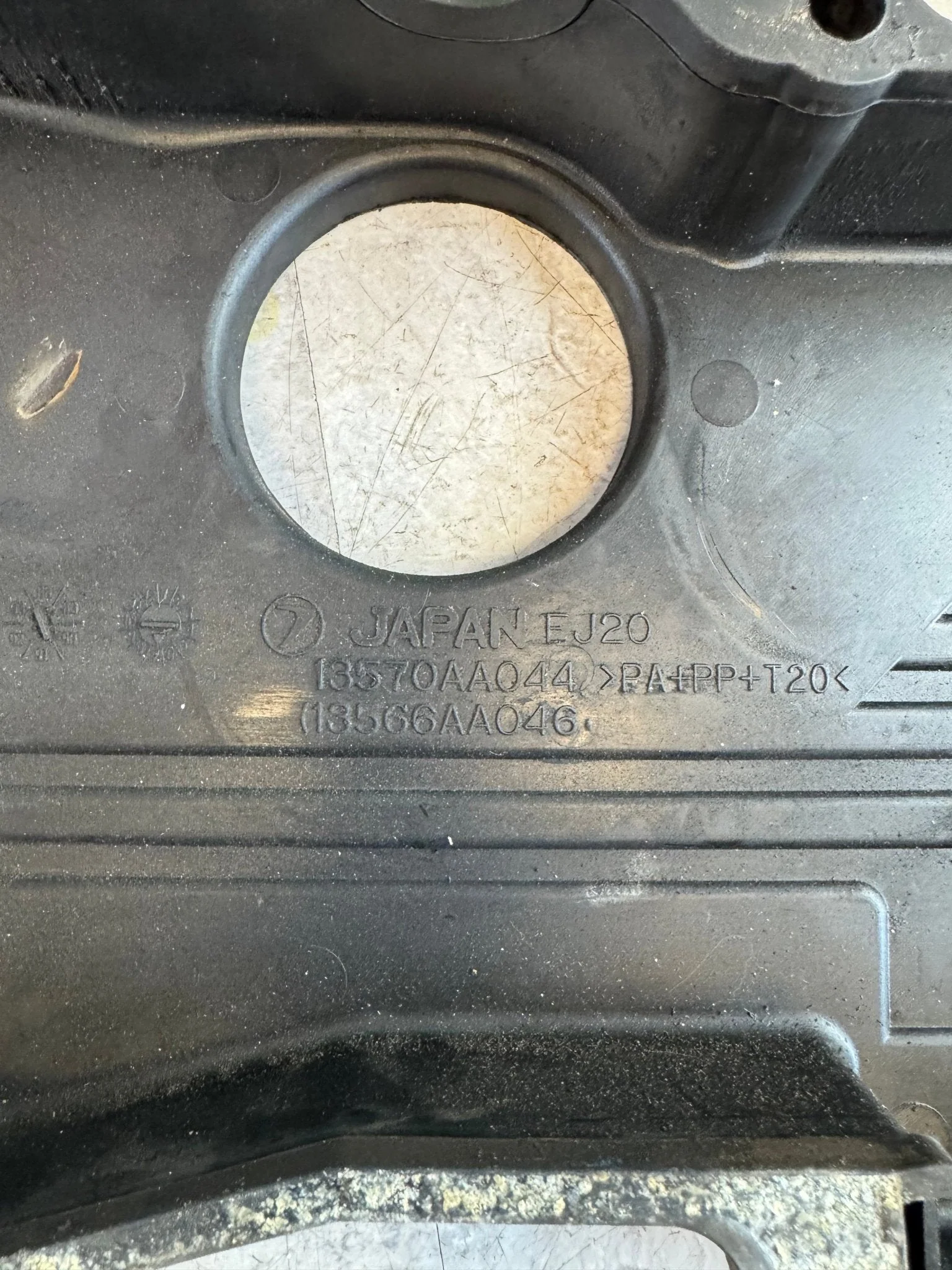 2002-2021 Subaru Center Engine Timing OEM Cover Front Cover Belt Y5 - Image 3