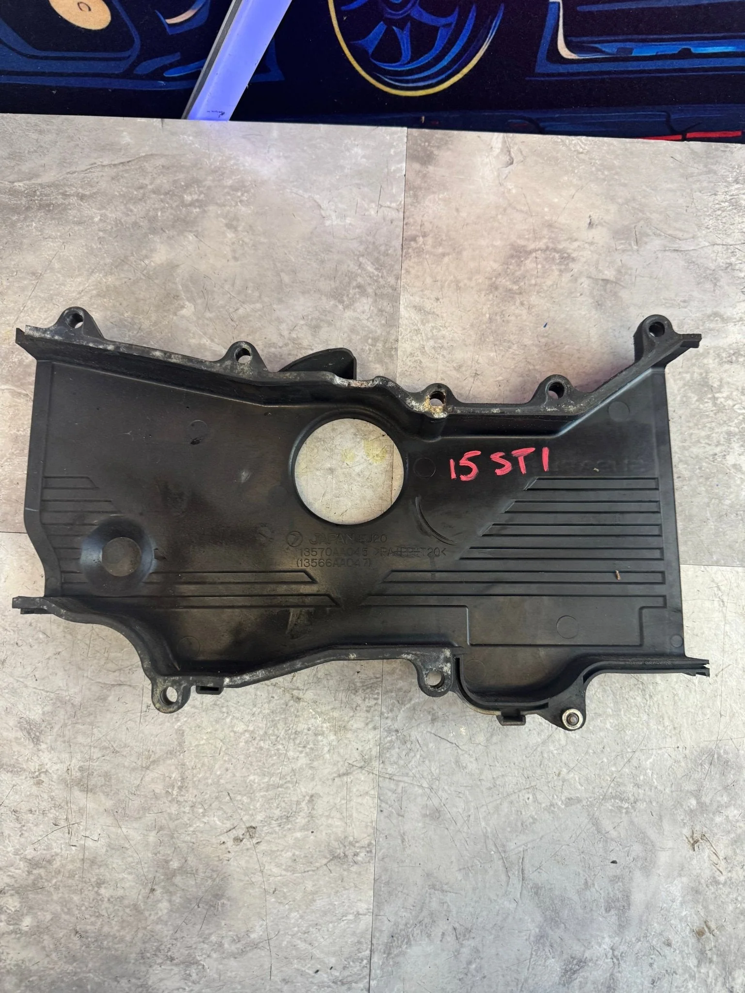 2002-2021 Subaru Center Engine Timing OEM Cover Front Cover Belt Y5 - Image 4