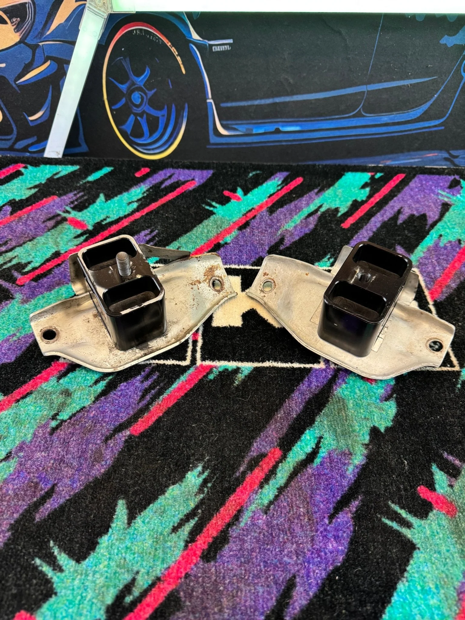 2002-2021 Subaru STi Aluminati Solid Motor Mounts With OEM Brackets / N4