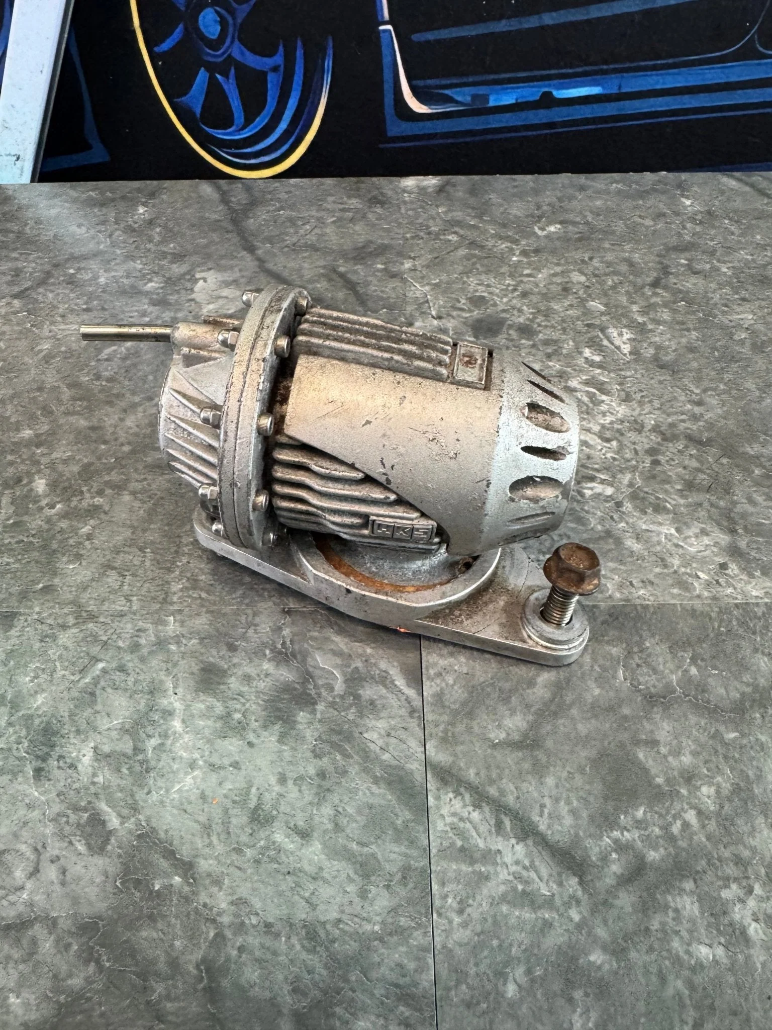 2002-2021 Subaru WRX STi HKS Super SQV4 Blow Off Valve BOV With Top Mount Intercooler Adapter Plate N3 - Image 2